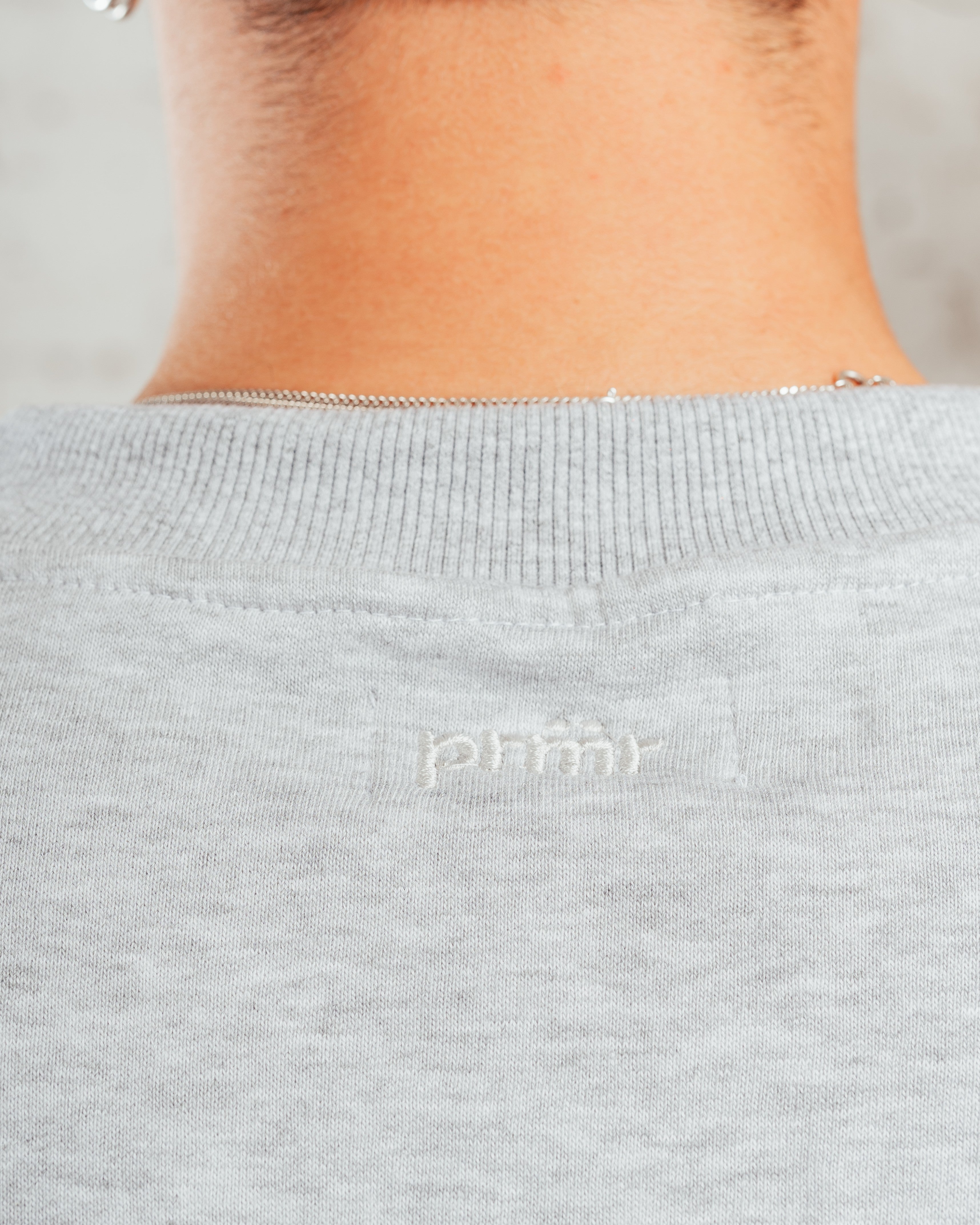 CREWNECK OVERSIZED [ PRIMARI ] MELANGE GREY