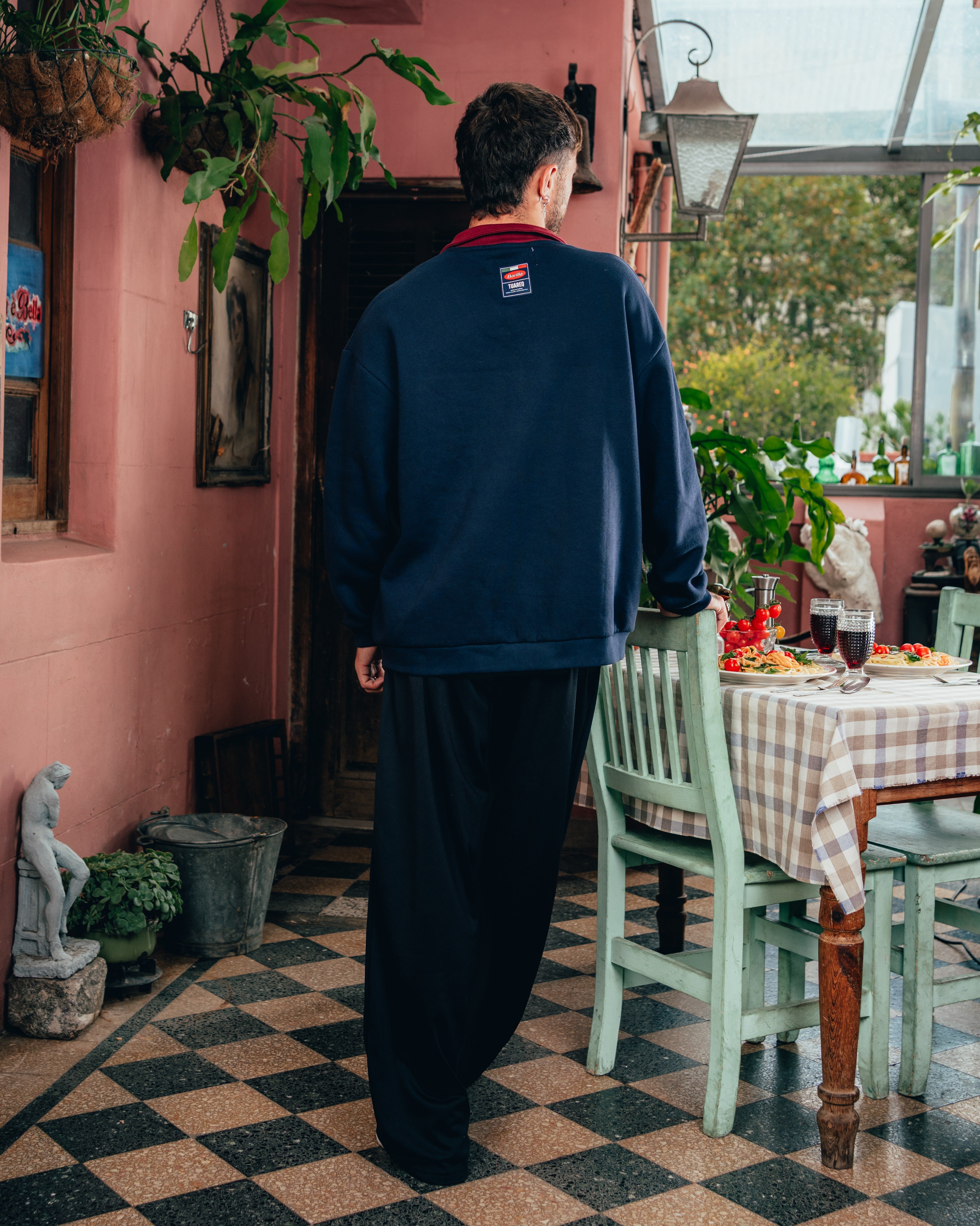 CREWNECK POLO [ BARILLA ] CLASSIC BLUE