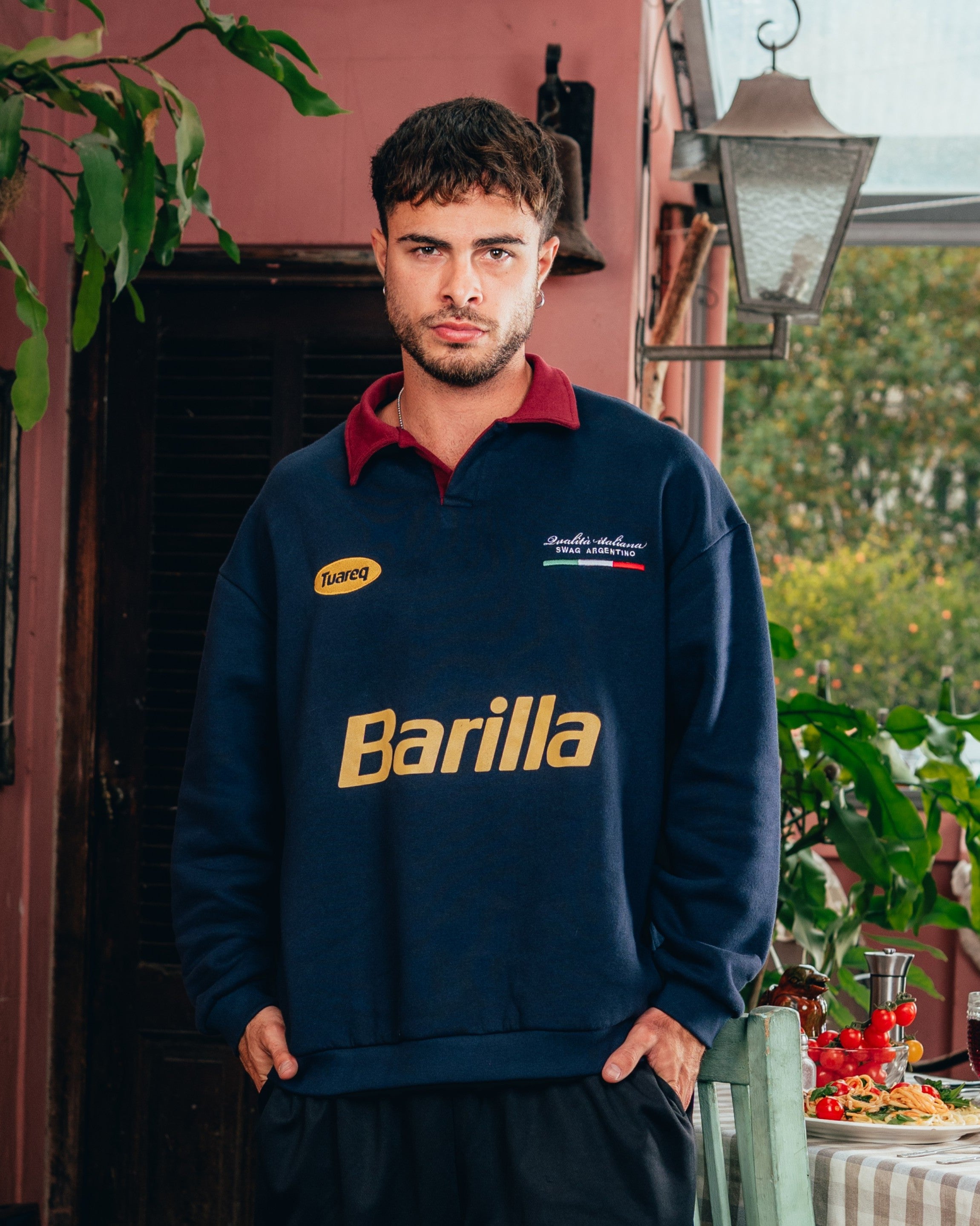 CREWNECK POLO [ BARILLA ] CLASSIC BLUE