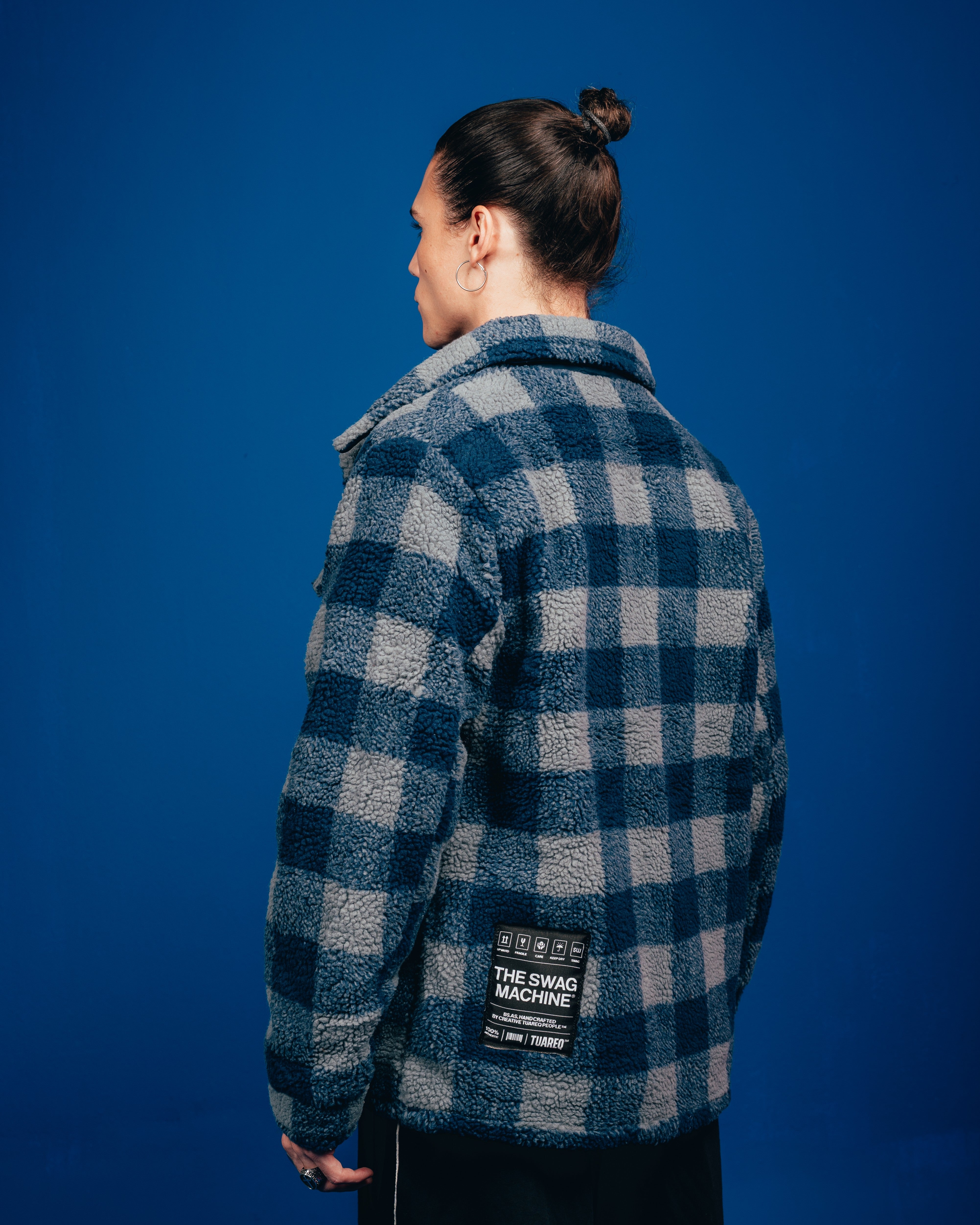 CAMPERON REVERSIBLE  [ CANDY ] BLUE & WHITE