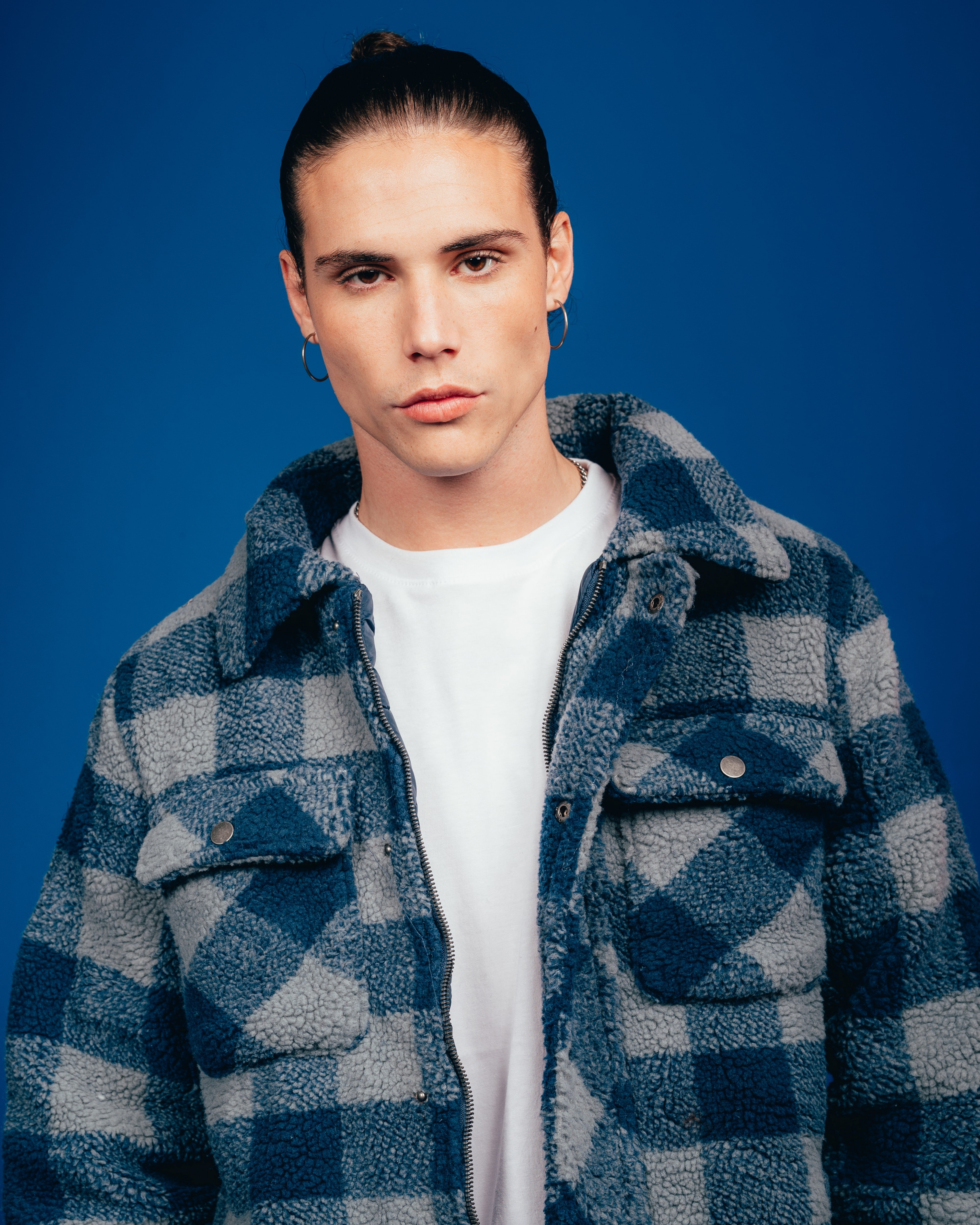 CAMPERON REVERSIBLE  [ CANDY ] BLUE & WHITE