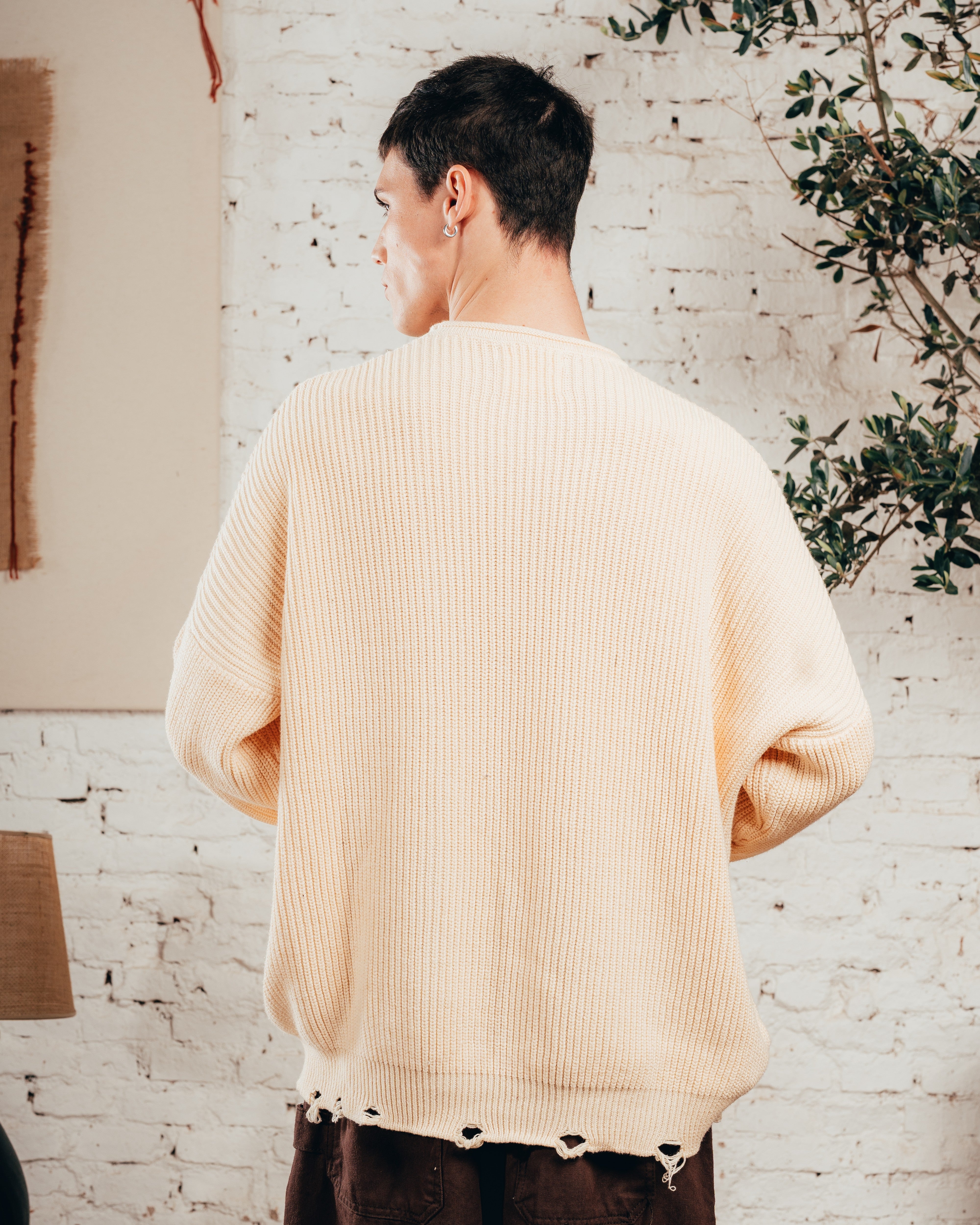 SWEATER TEJIDO PESADO [ PRIMARI ] CRUDO