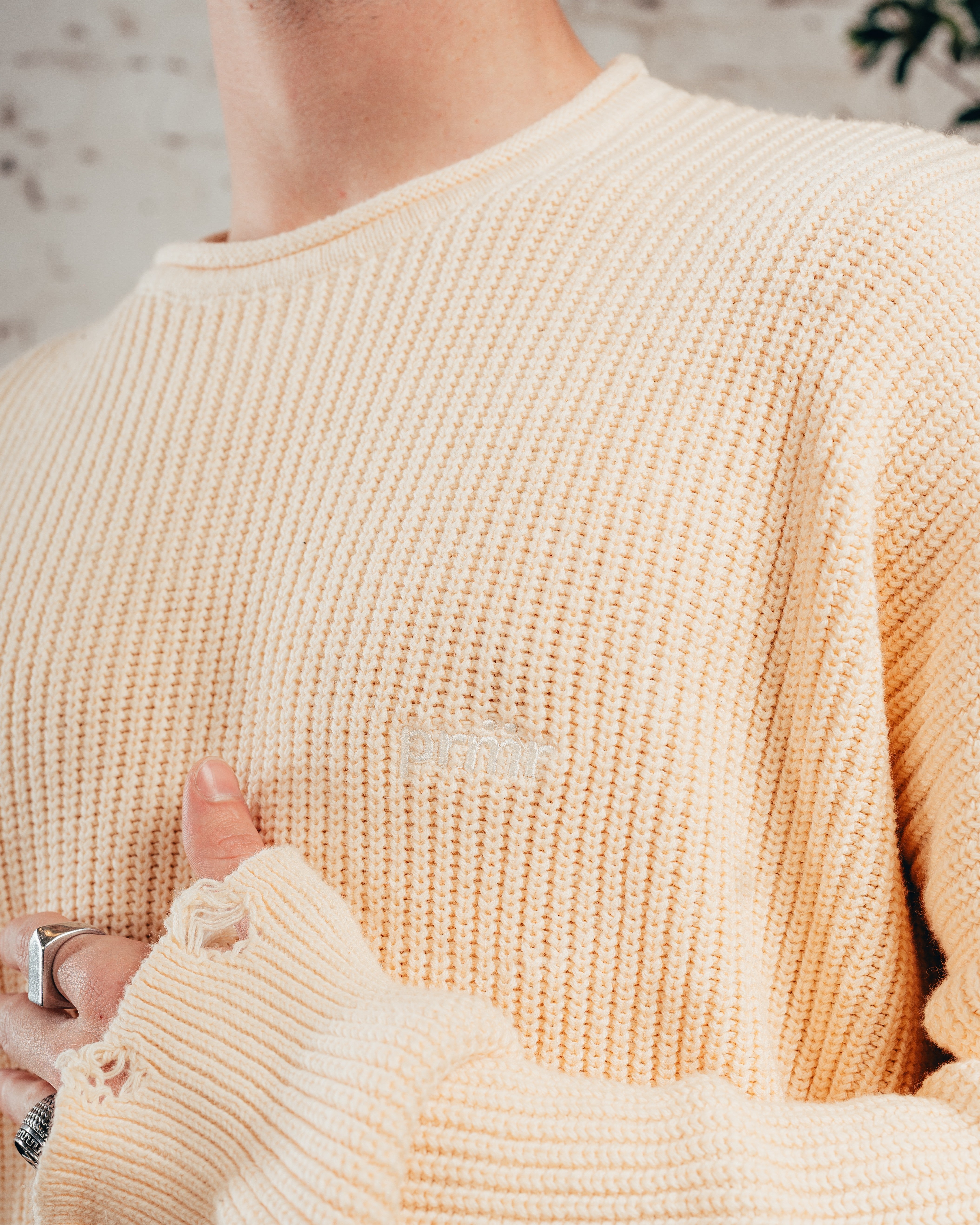 SWEATER TEJIDO PESADO [ PRIMARI ] CRUDO