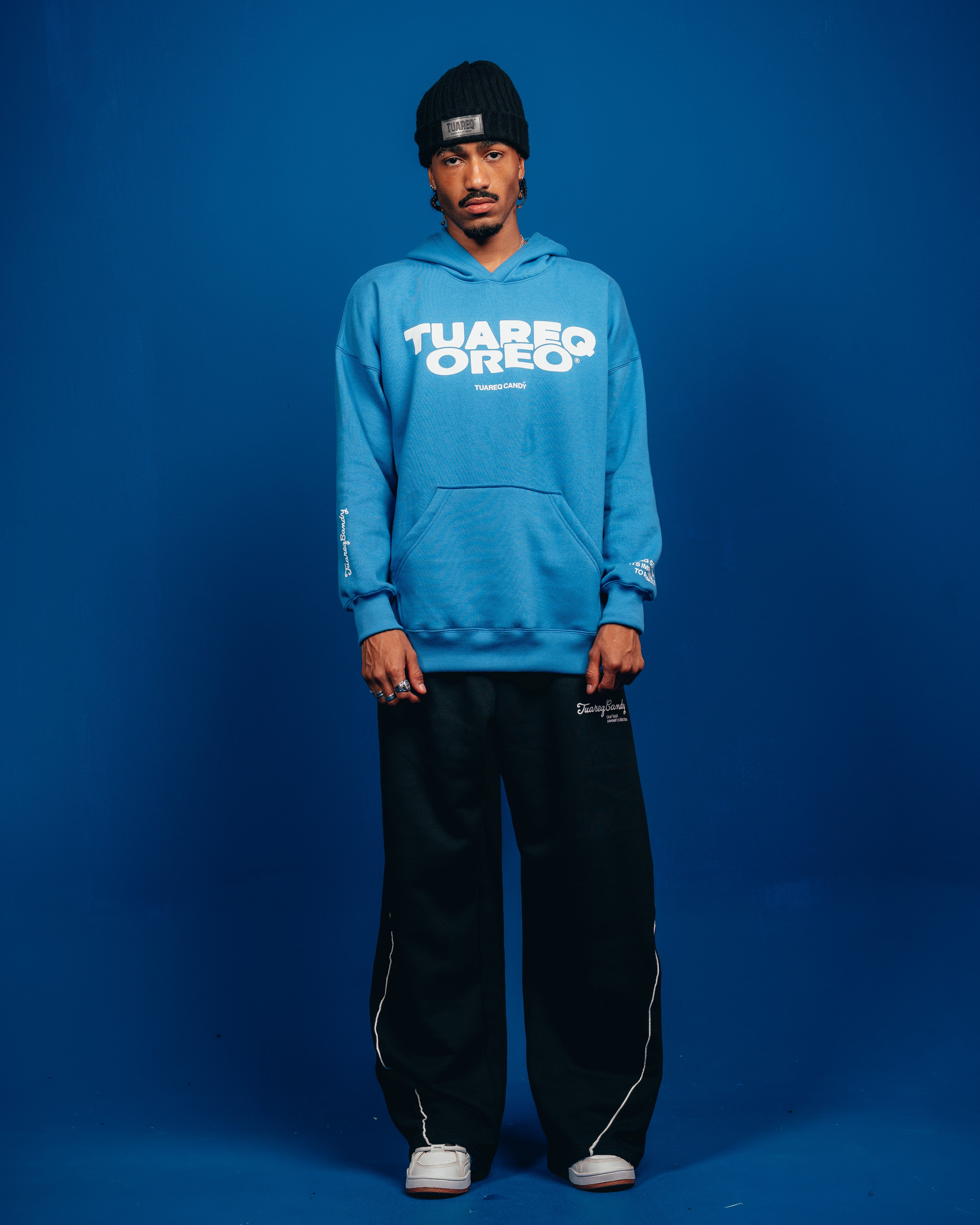 HOODIE PESADO CANDY [ OREO ] CLASSIC BLUE