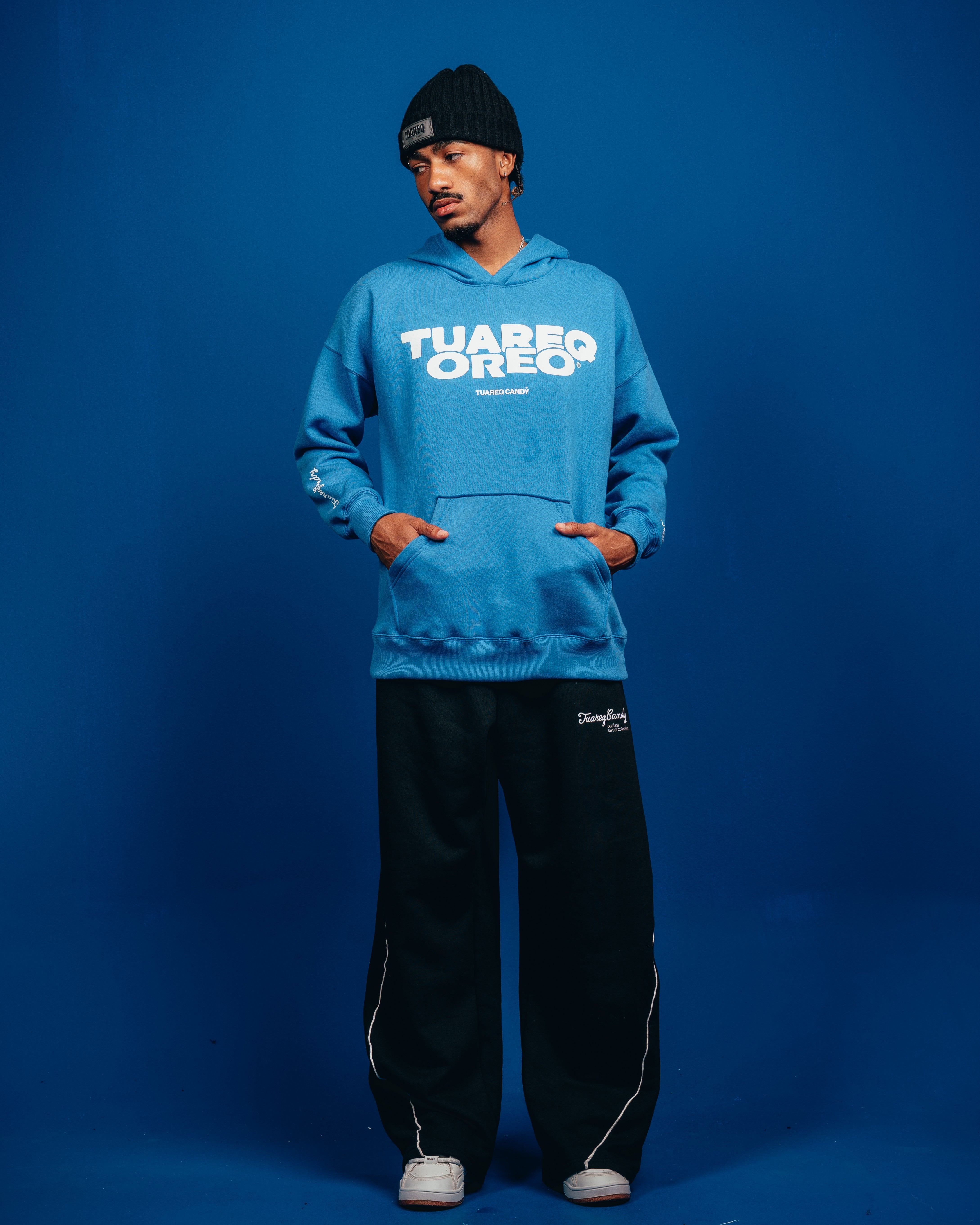 HOODIE PESADO CANDY [ OREO ] CLASSIC BLUE