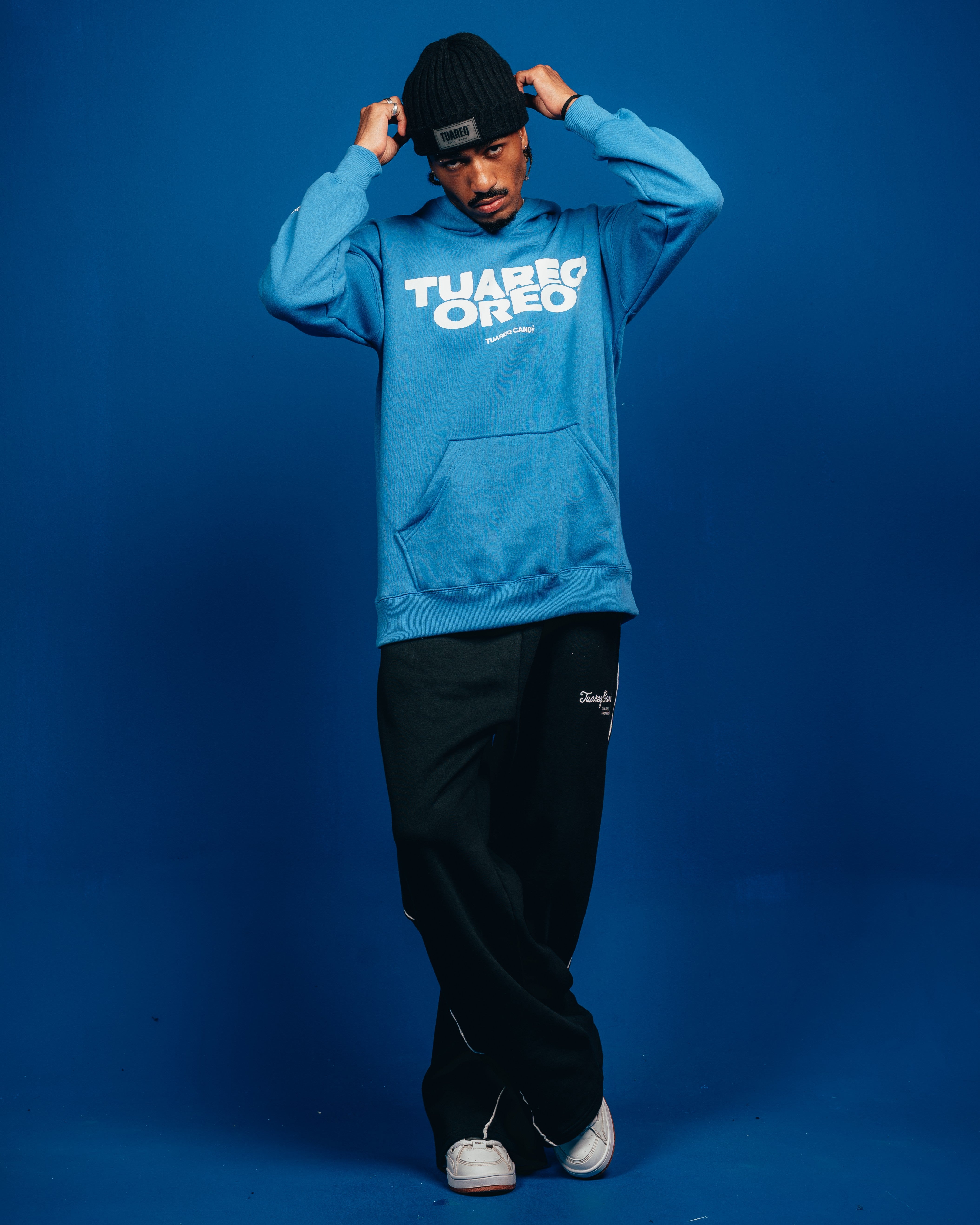 HOODIE PESADO CANDY [ OREO ] CLASSIC BLUE