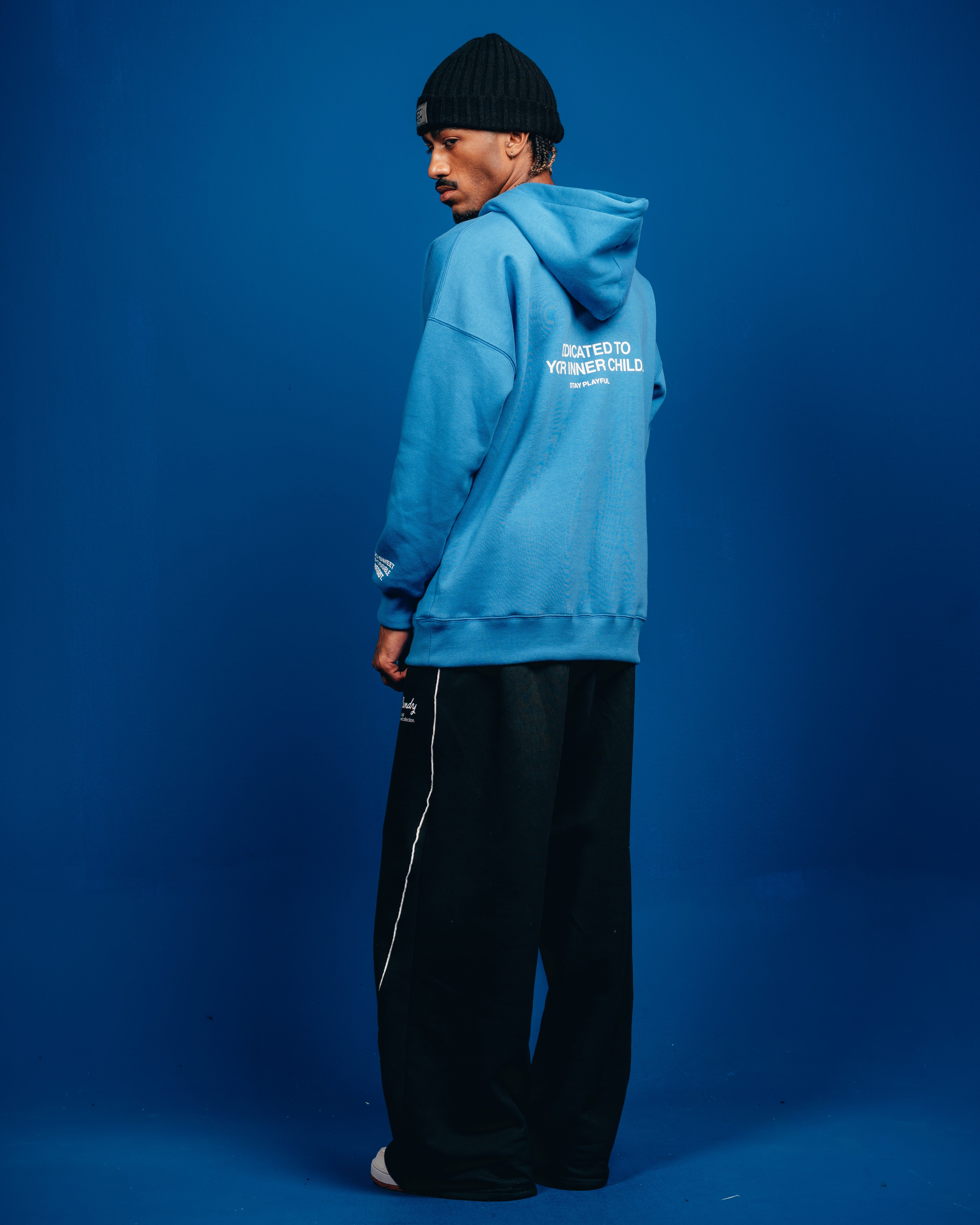 HOODIE PESADO CANDY [ OREO ] CLASSIC BLUE
