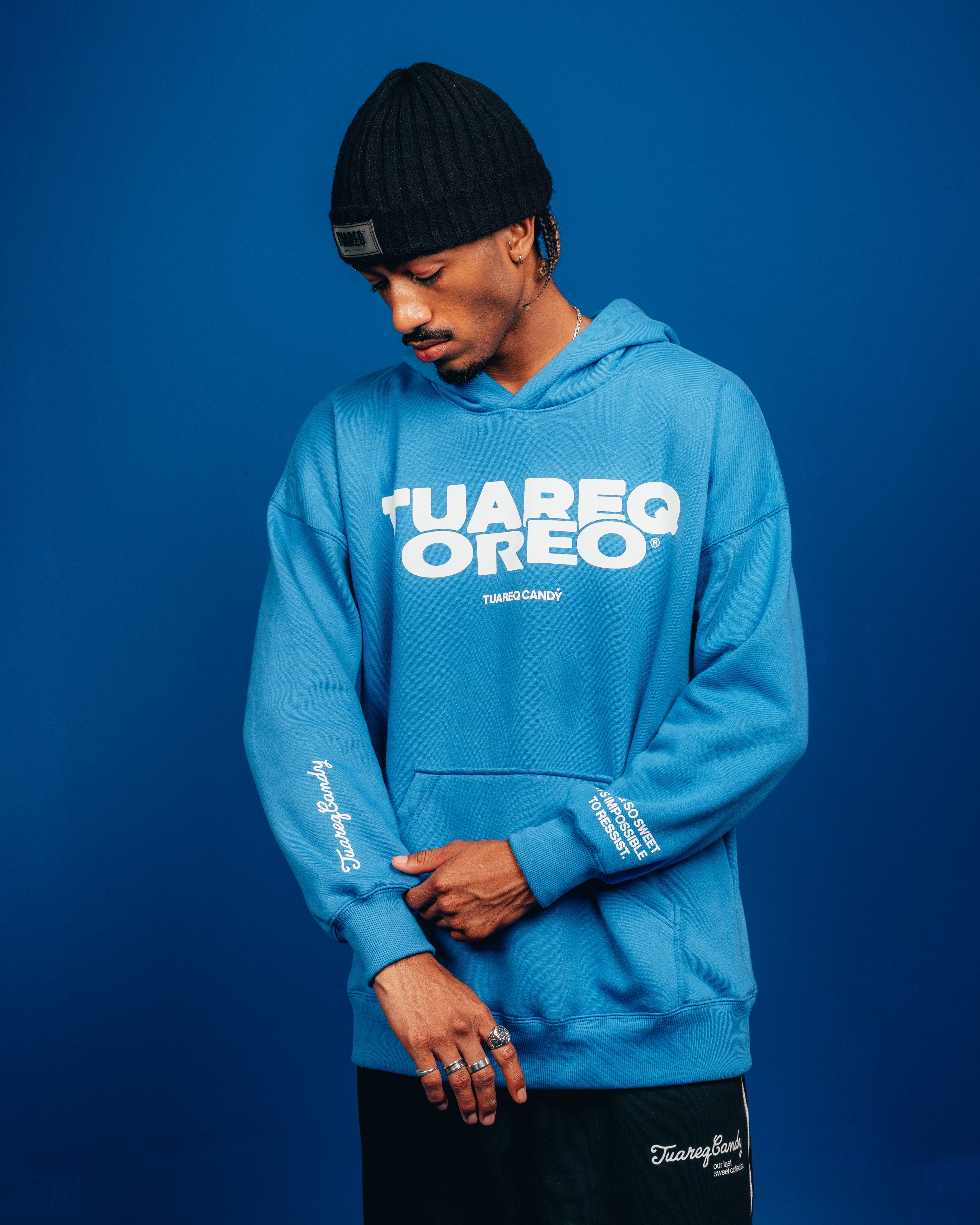 HOODIE PESADO CANDY [ OREO ] CLASSIC BLUE
