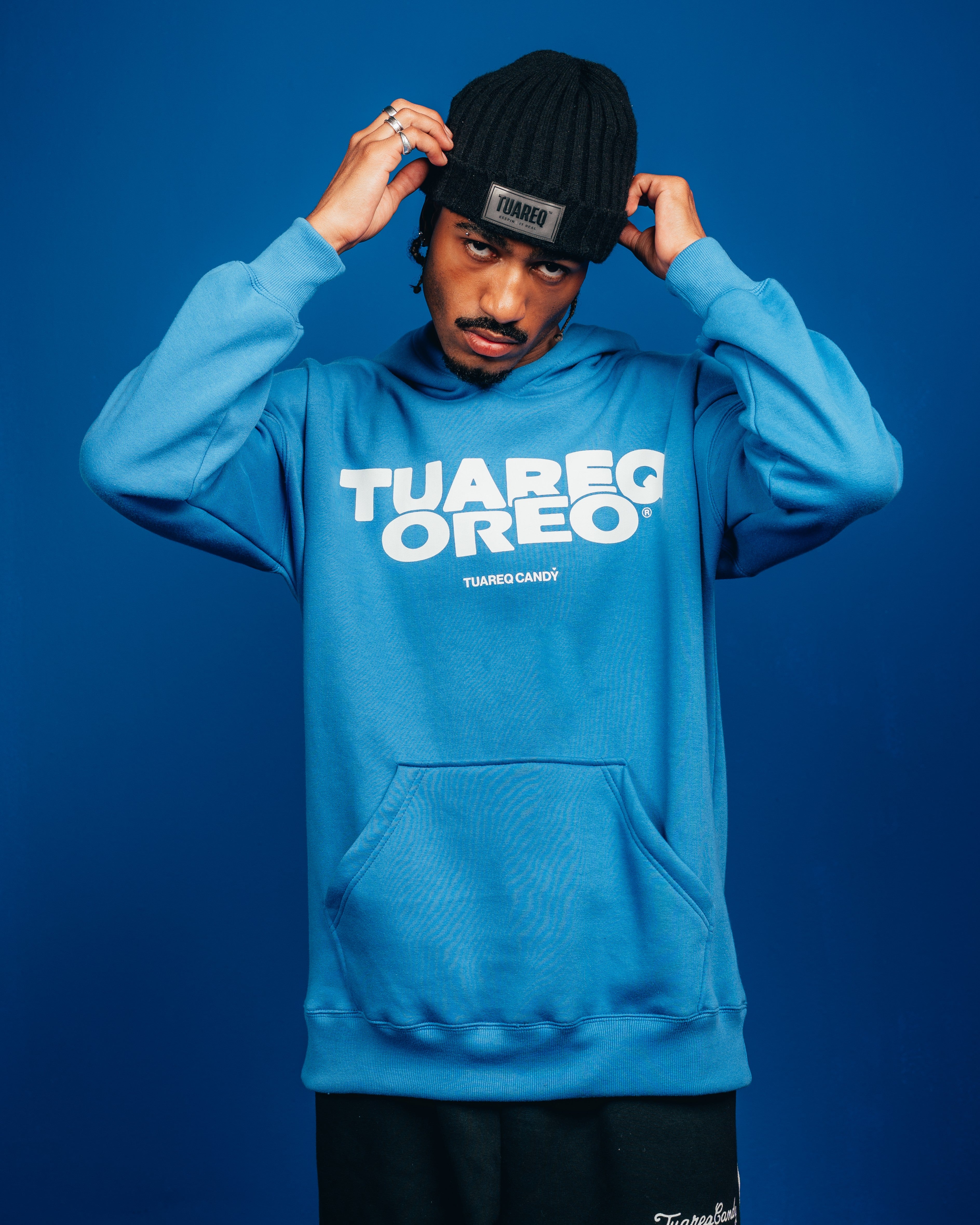 HOODIE PESADO CANDY [ OREO ] CLASSIC BLUE