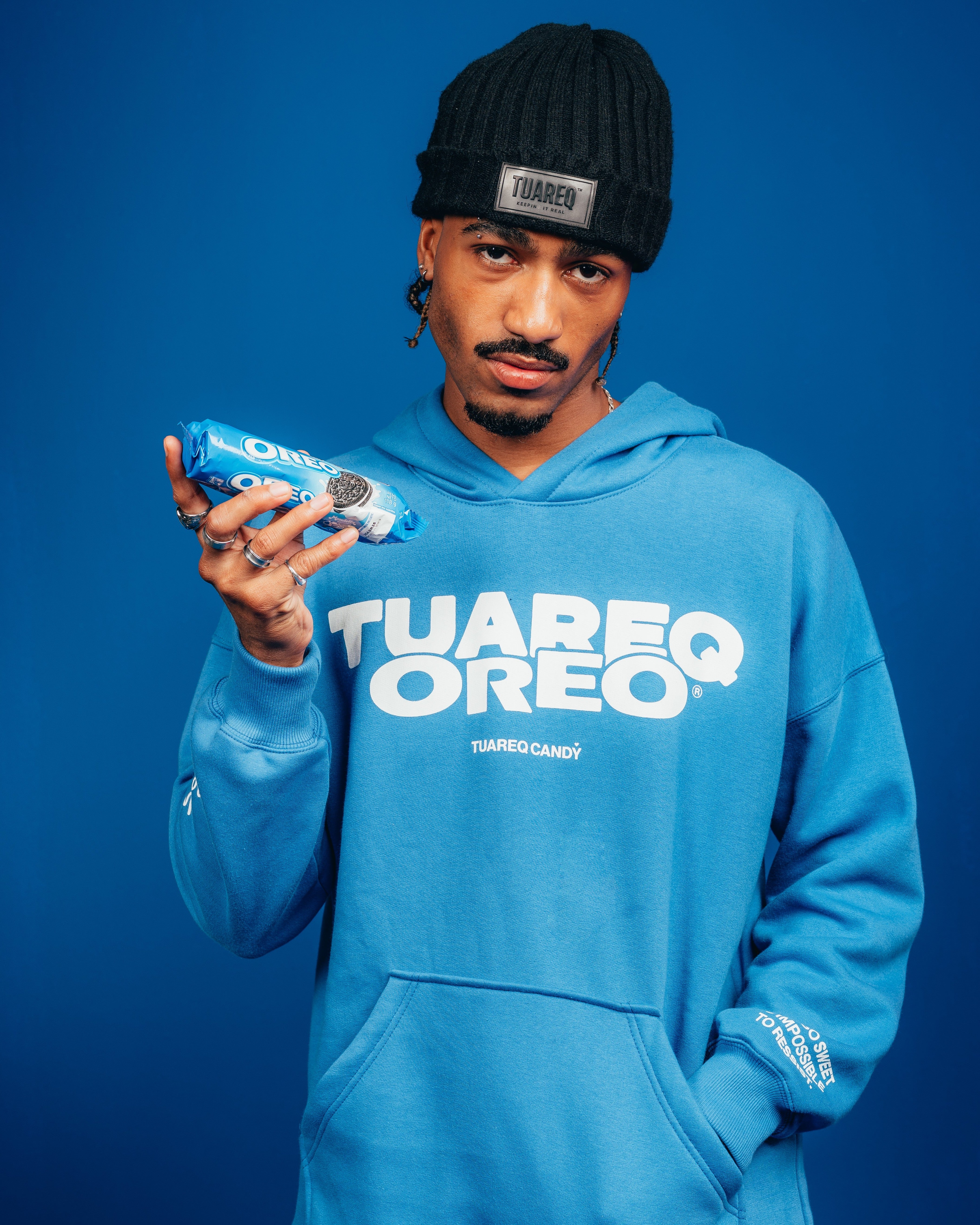 HOODIE PESADO CANDY [ OREO ] CLASSIC BLUE
