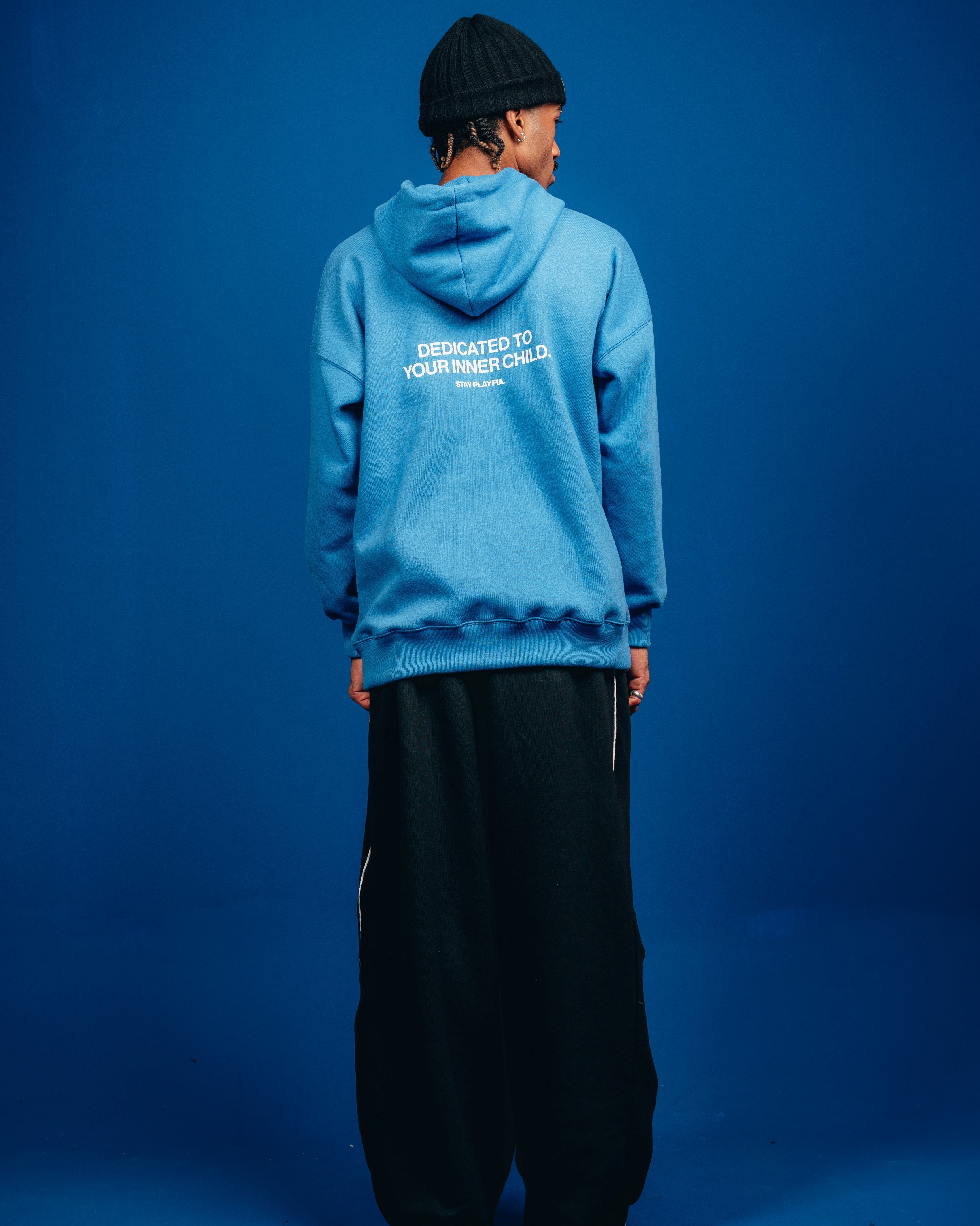 HOODIE PESADO CANDY [ OREO ] CLASSIC BLUE