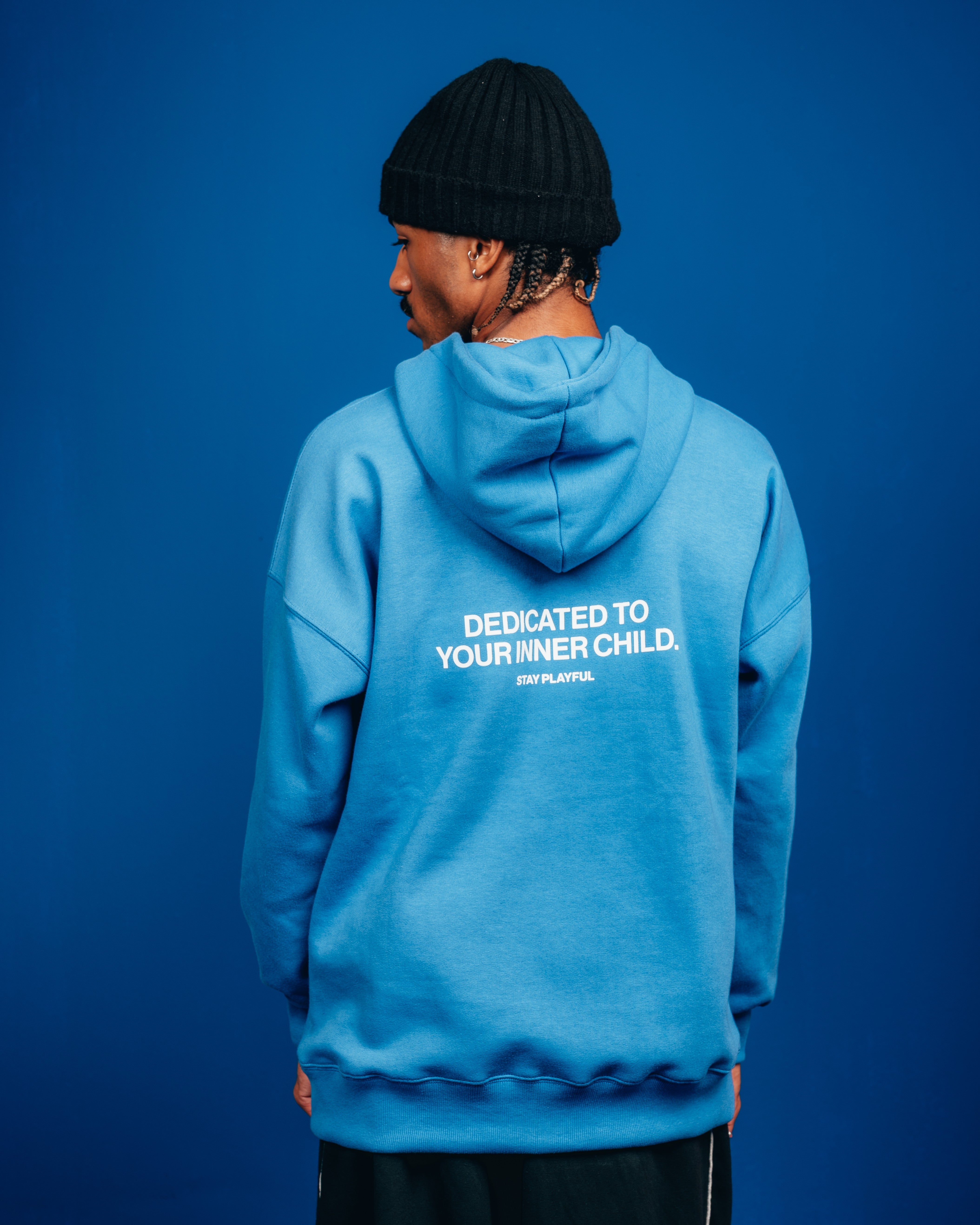 HOODIE PESADO CANDY [ OREO ] CLASSIC BLUE