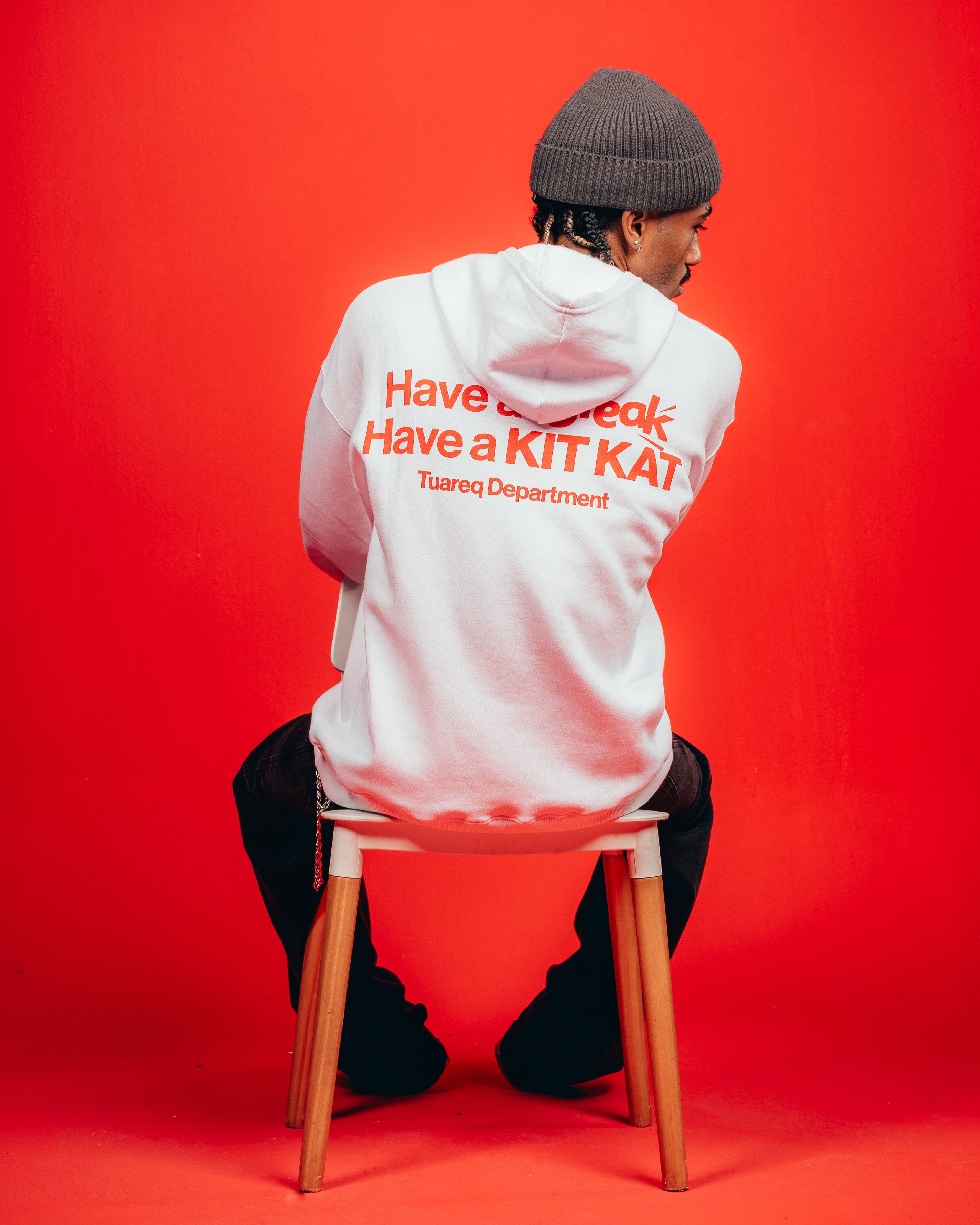 HOODIE PESADO CANDY [ KIT KAT ] WHITE