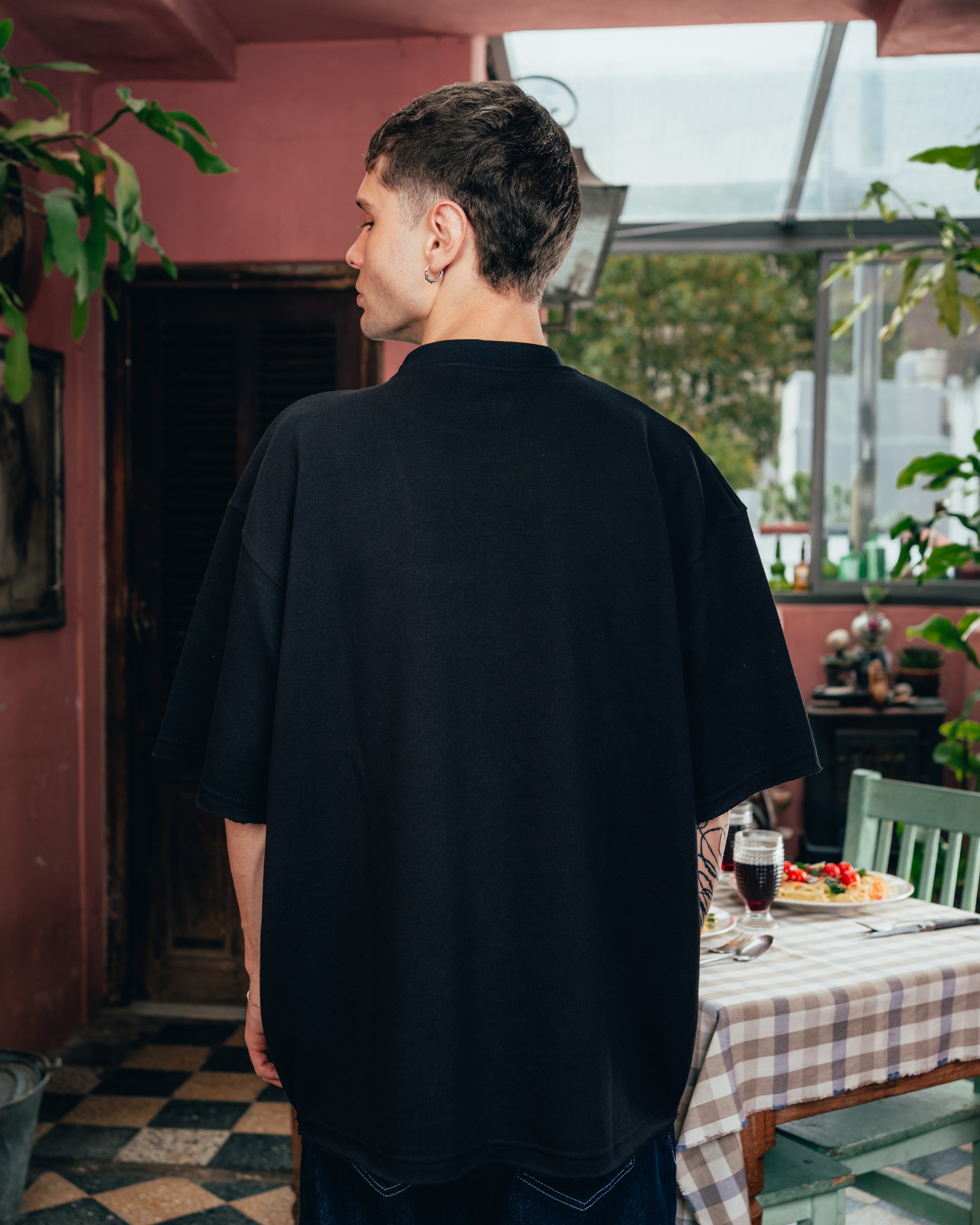 KIMONO RUSTICO [ BARILLA ] SPAGUETTI BLACK