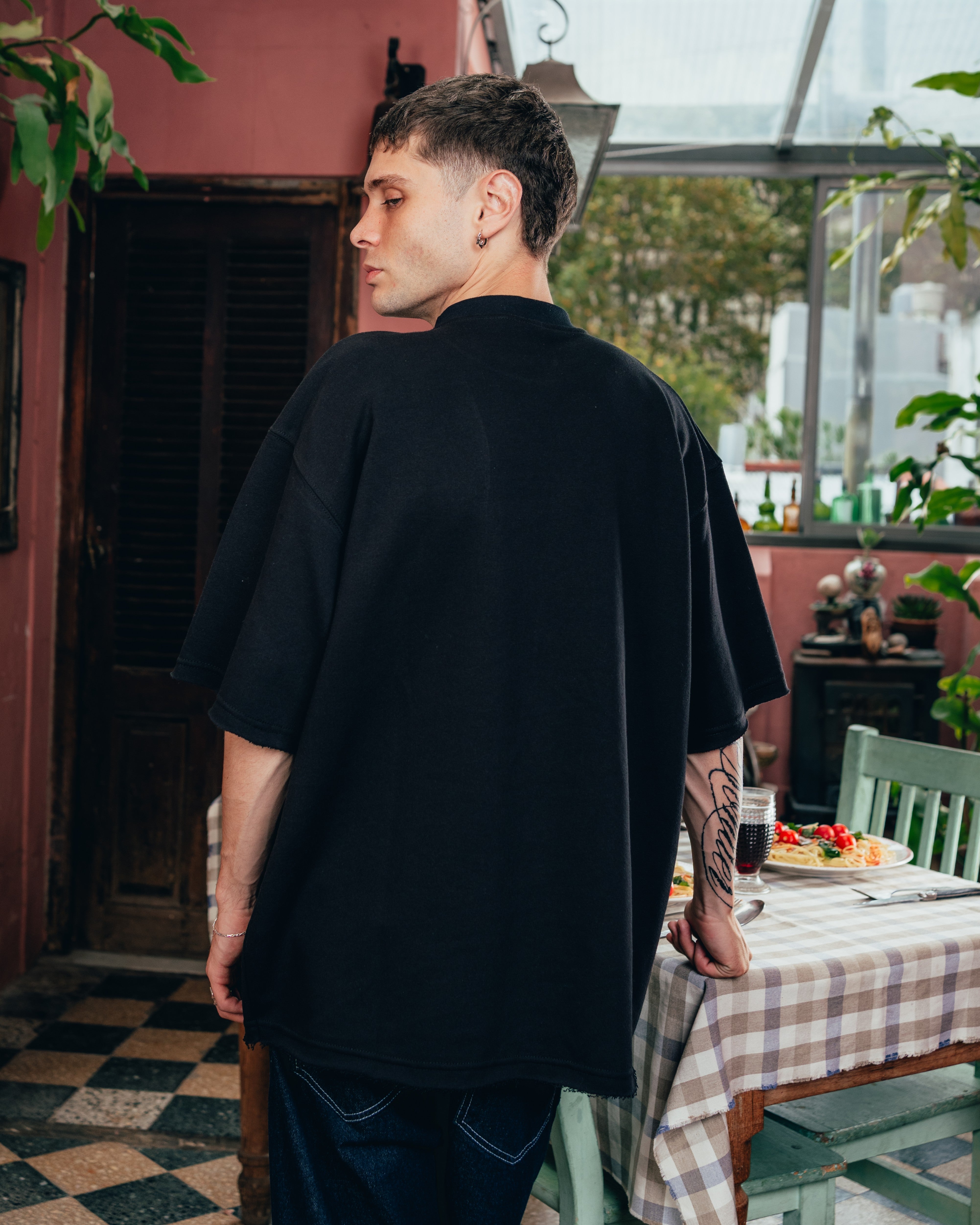 KIMONO RUSTICO [ BARILLA ] SPAGUETTI BLACK