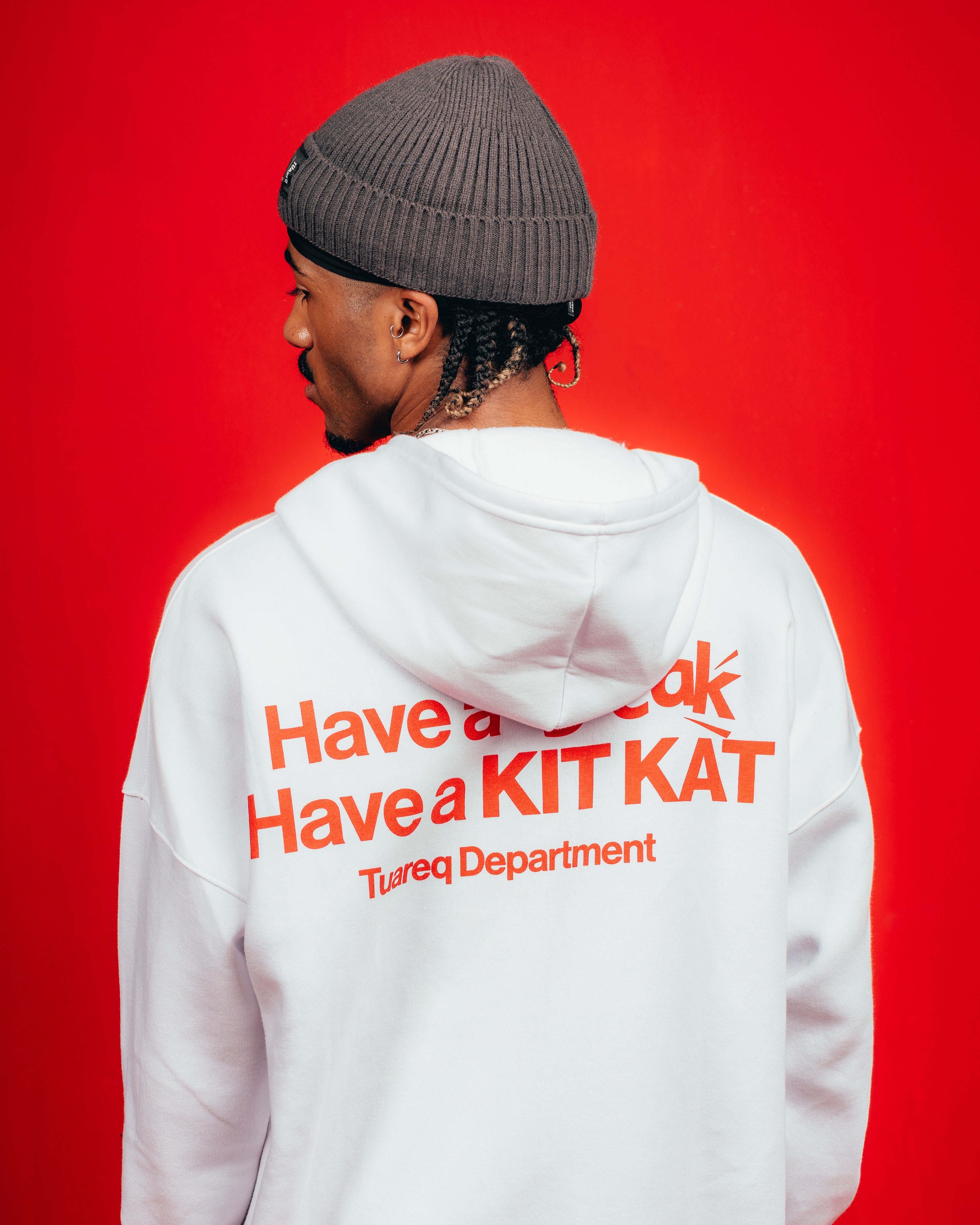 HOODIE PESADO CANDY [ KIT KAT ] WHITE