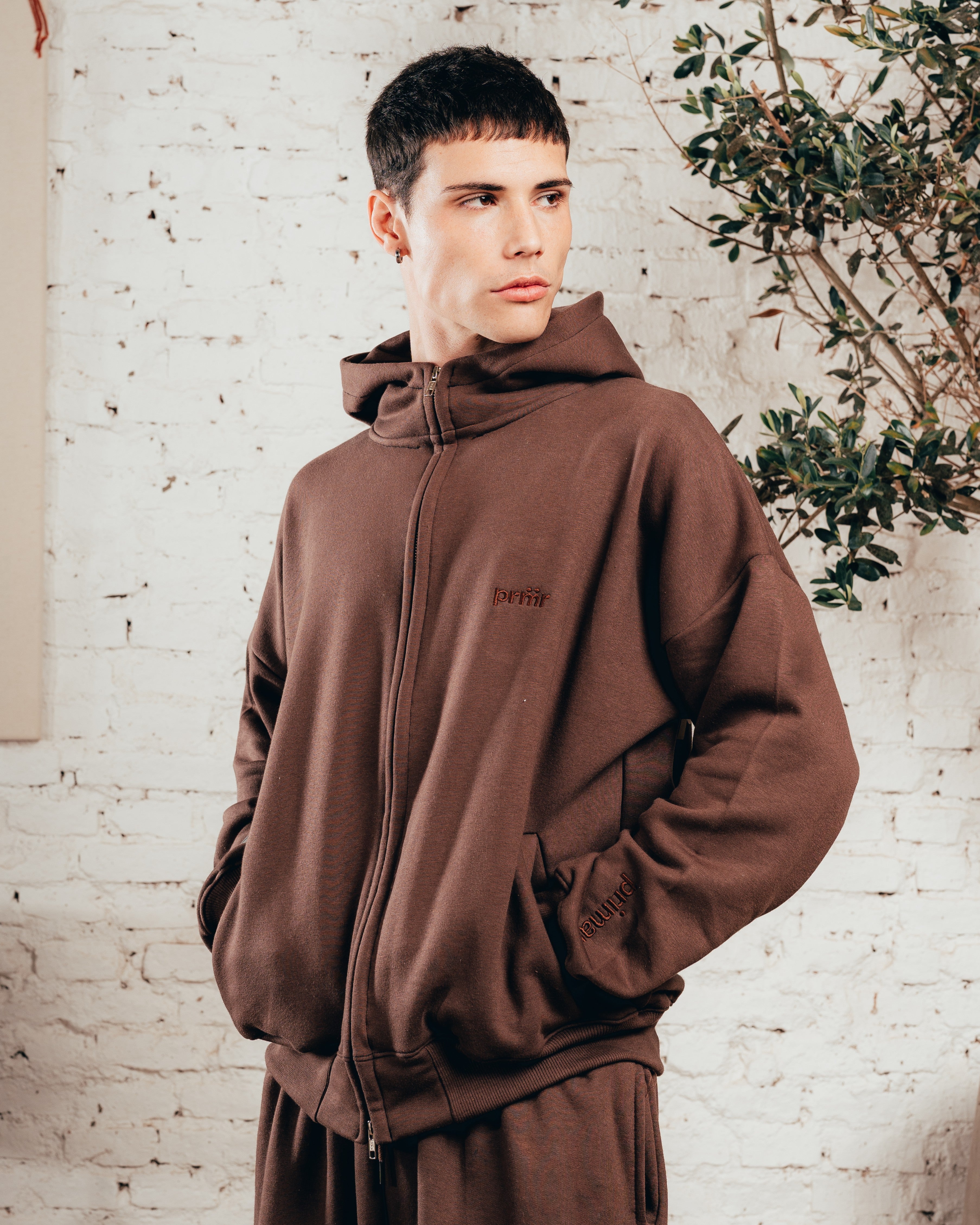 CAMPERA DOBLE CIERRE [ PRIMARI ] CHOCOLATE