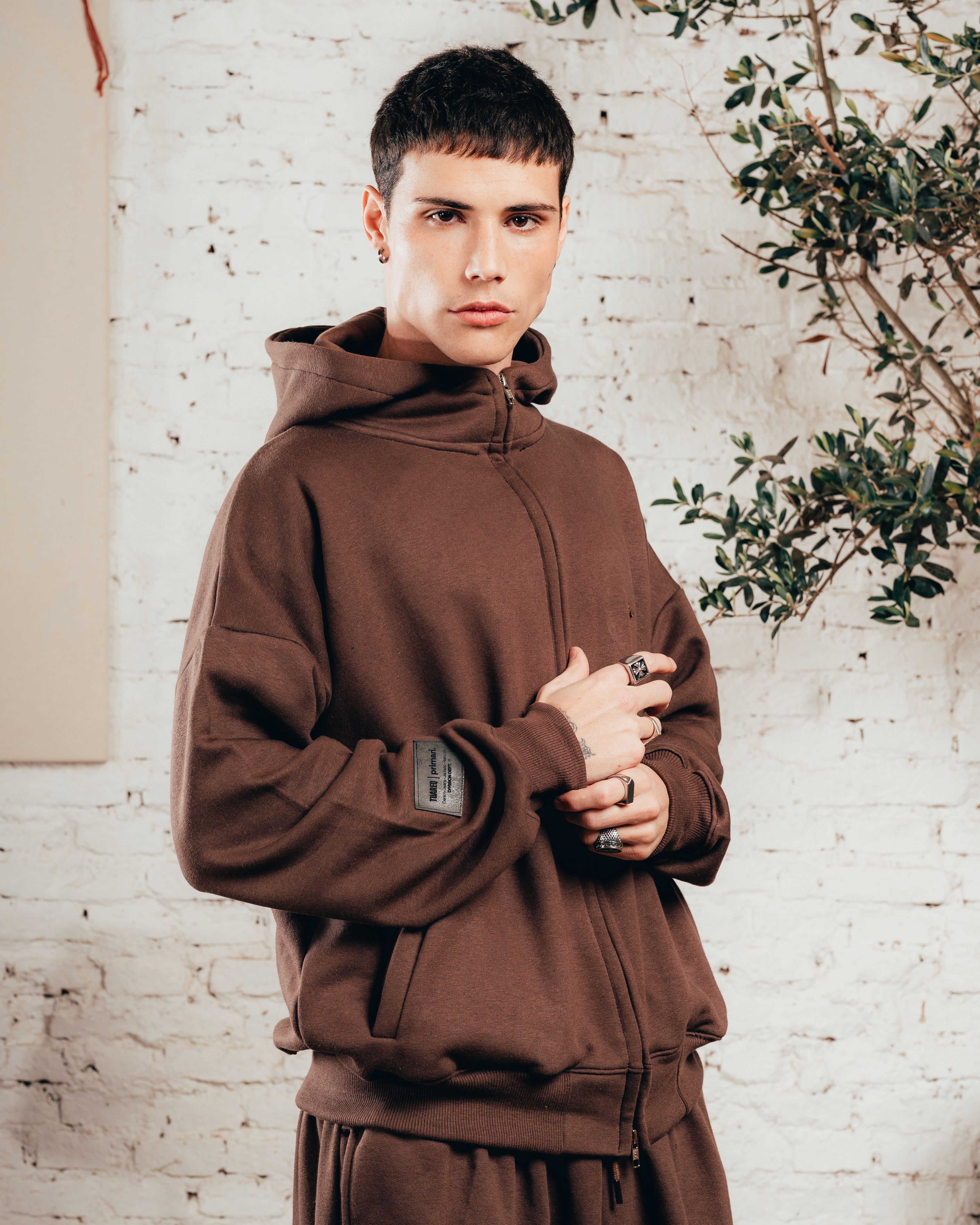 CAMPERA DOBLE CIERRE [ PRIMARI ] CHOCOLATE