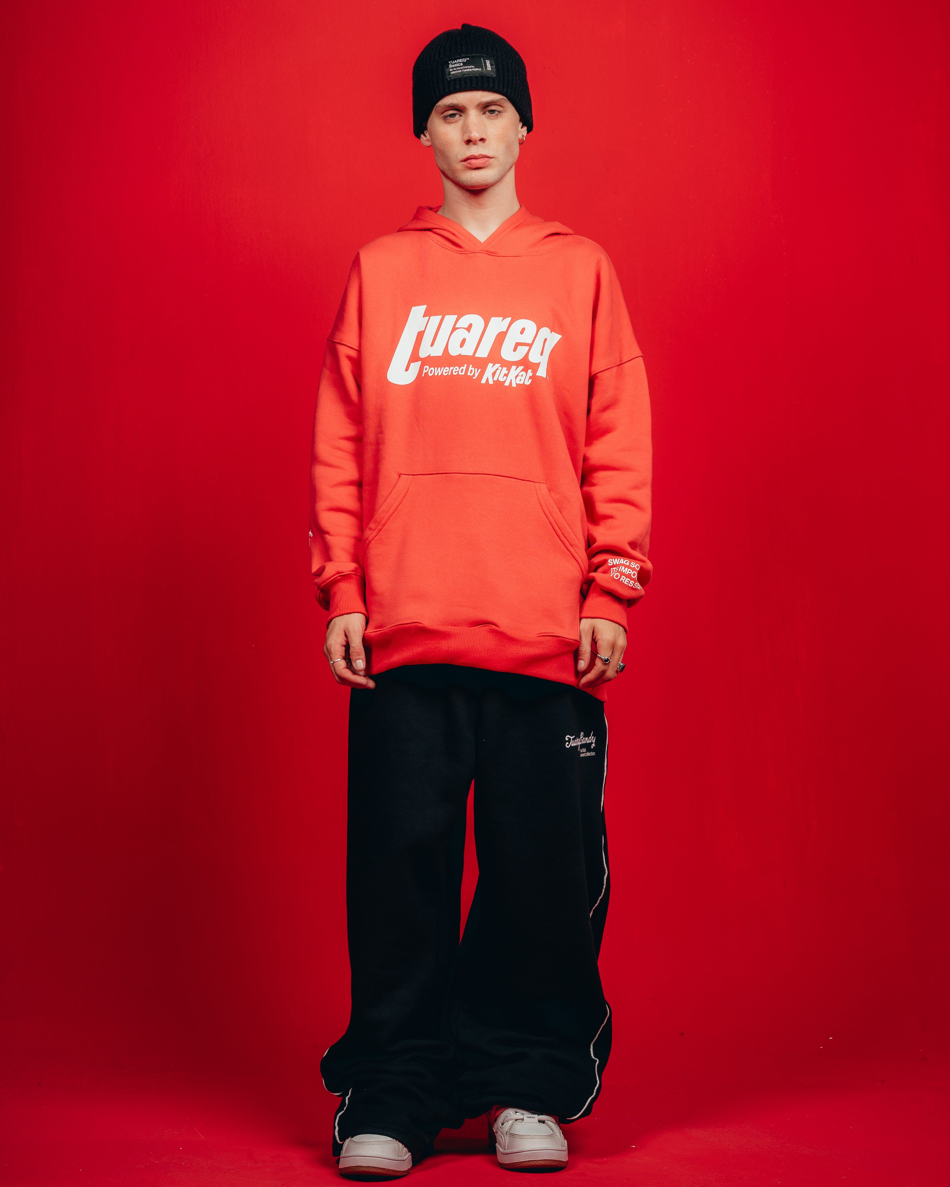 HOODIE PESADO CANDY [ KIT KAT ] RED