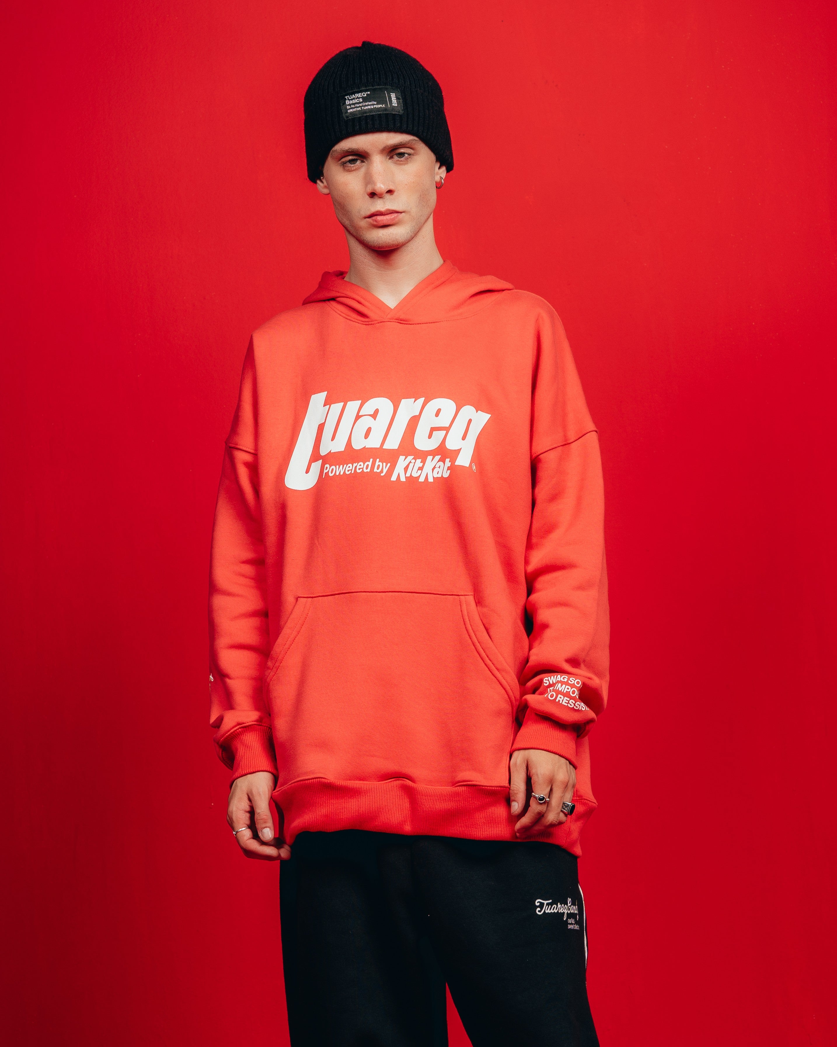 HOODIE PESADO CANDY [ KIT KAT ] RED
