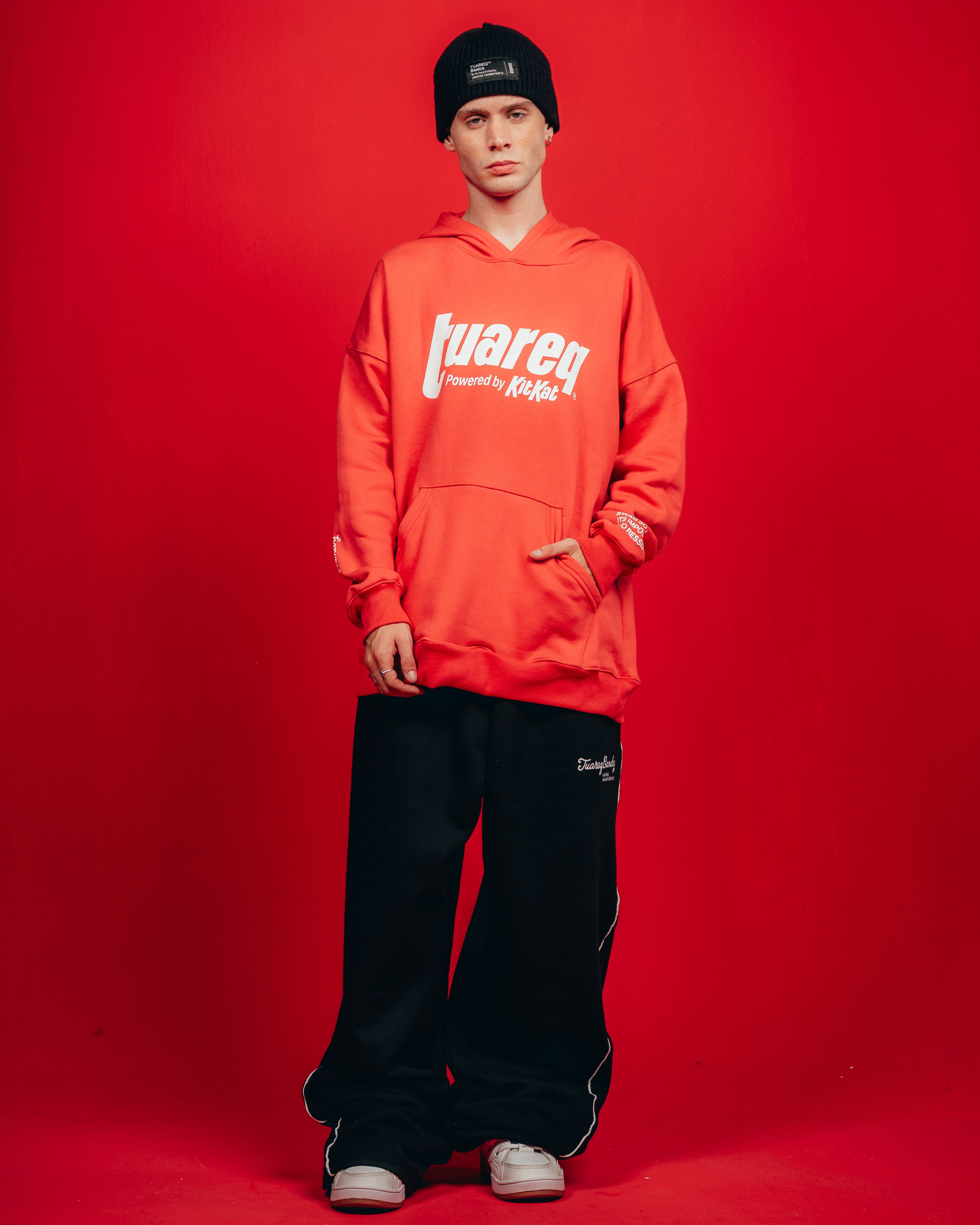 HOODIE PESADO CANDY [ KIT KAT ] RED
