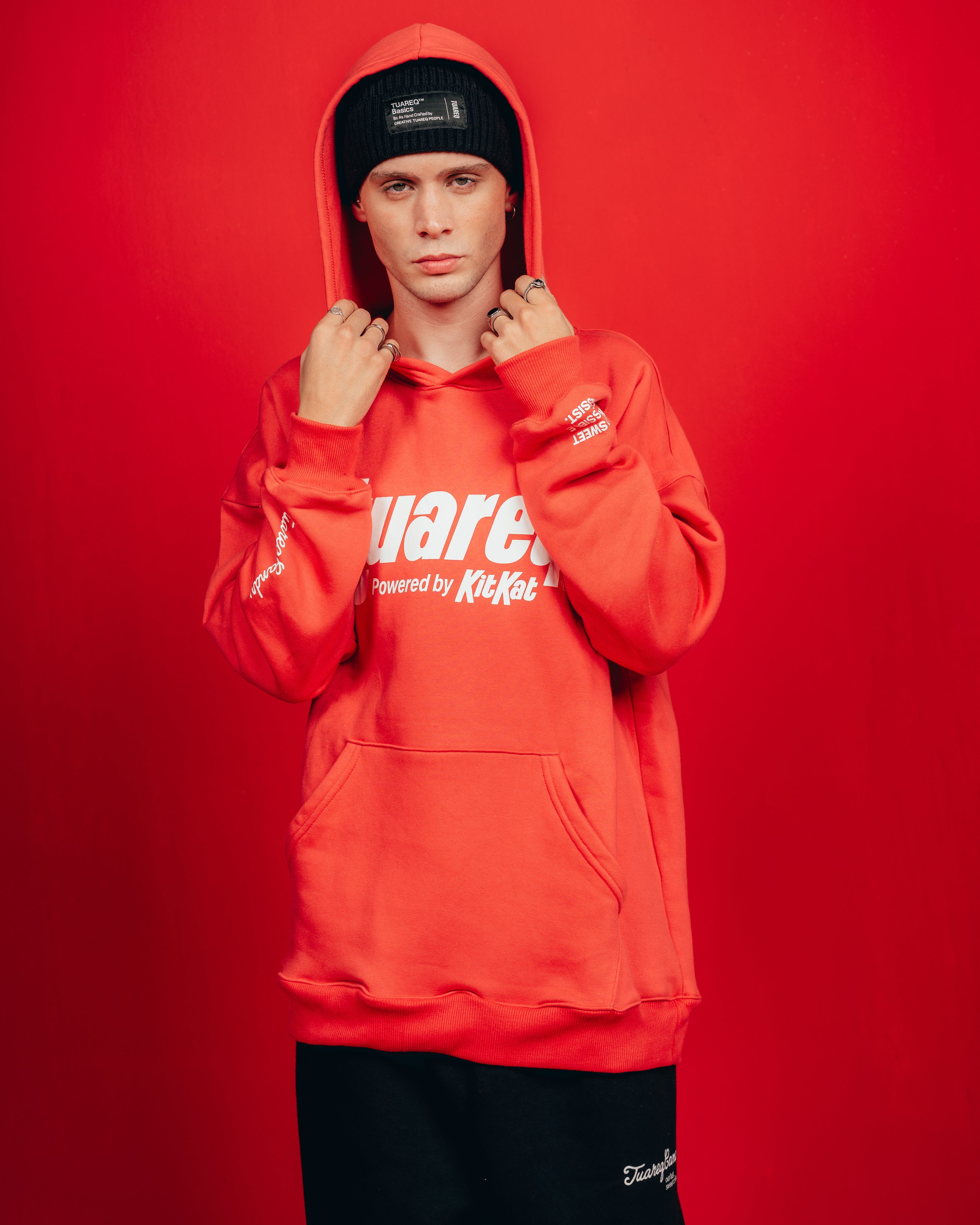 HOODIE PESADO CANDY [ KIT KAT ] RED