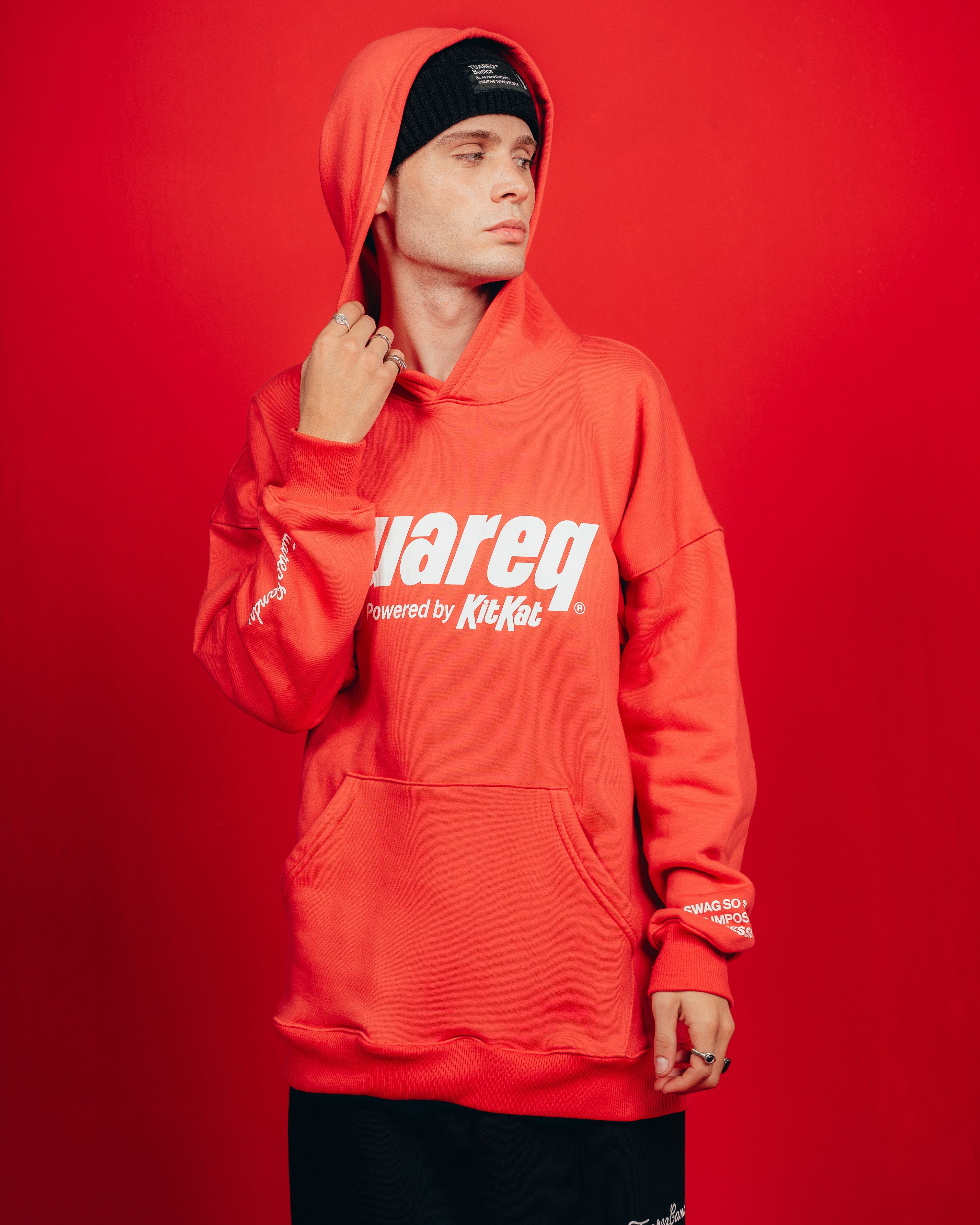 HOODIE PESADO CANDY [ KIT KAT ] RED