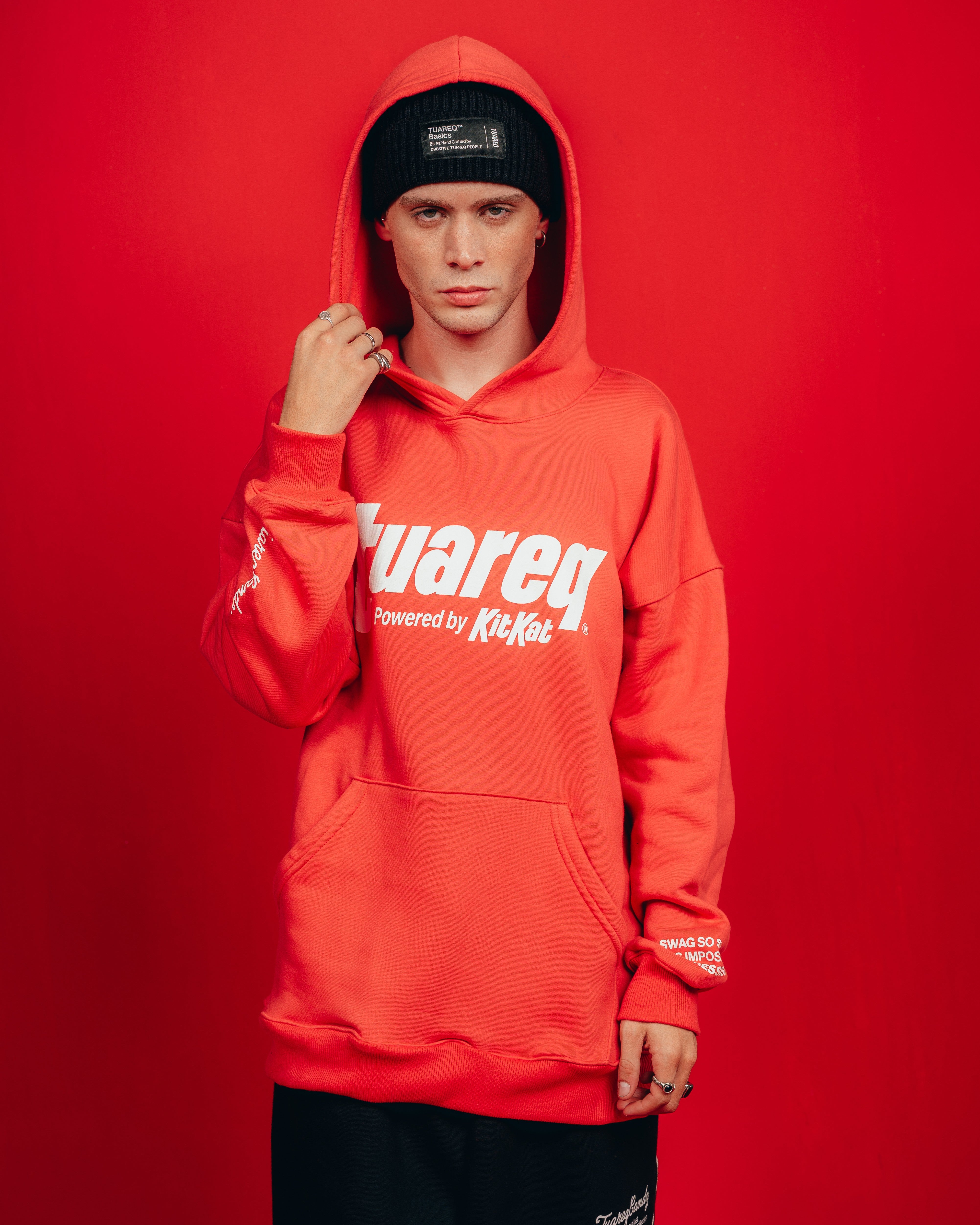 HOODIE PESADO CANDY [ KIT KAT ] RED