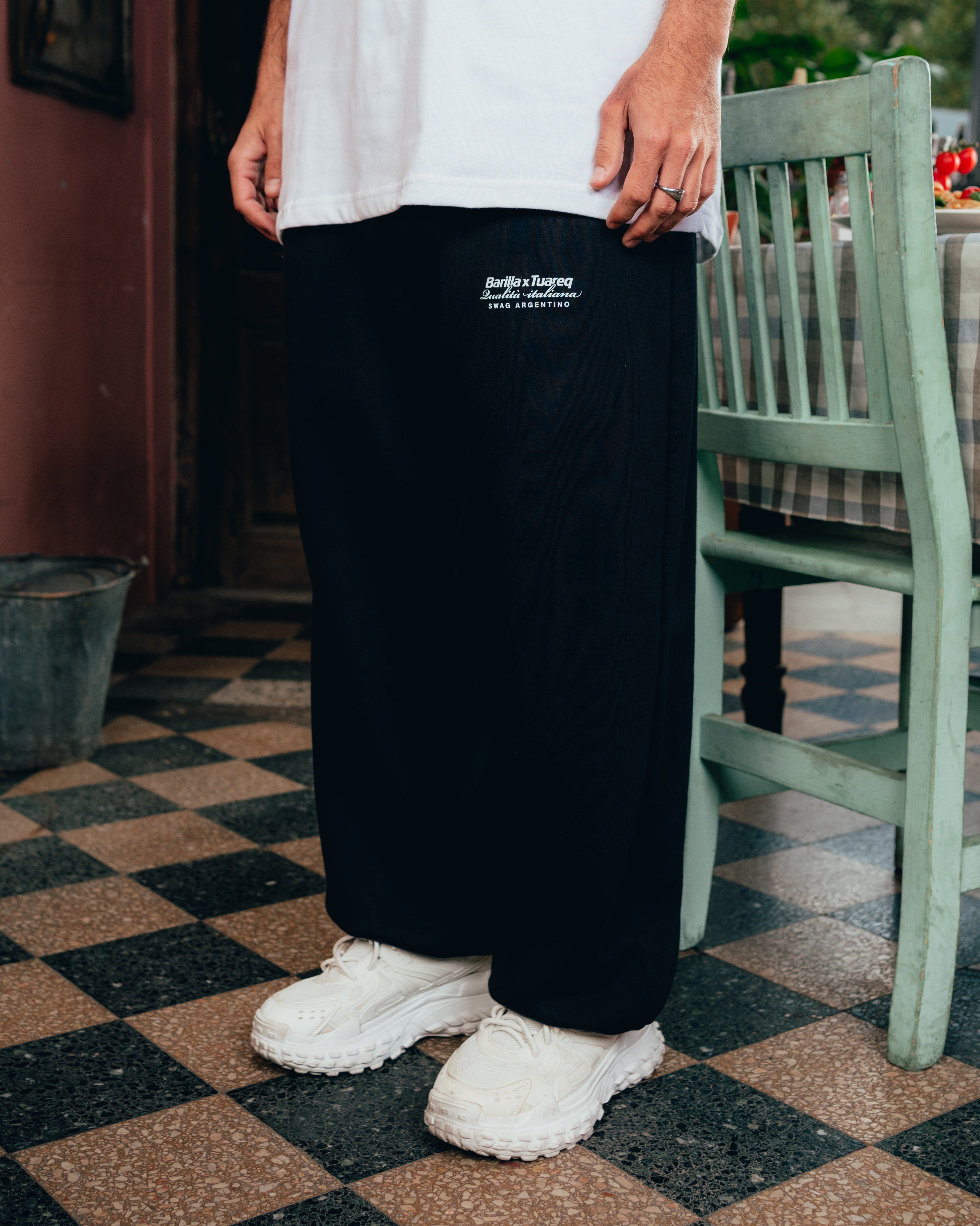 JOGGER FRIZADO [ BARILLA ] BLACK