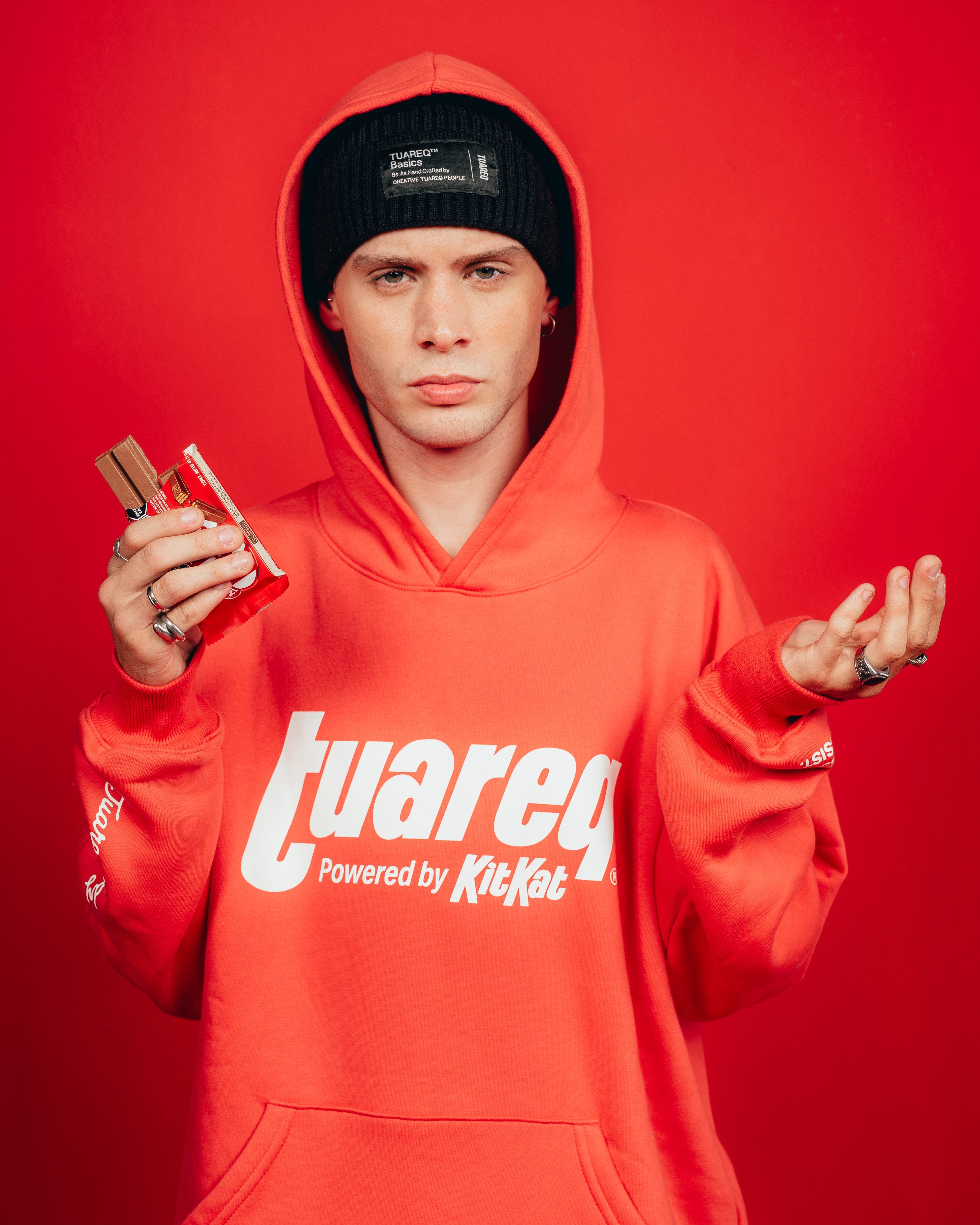 HOODIE PESADO CANDY [ KIT KAT ] RED