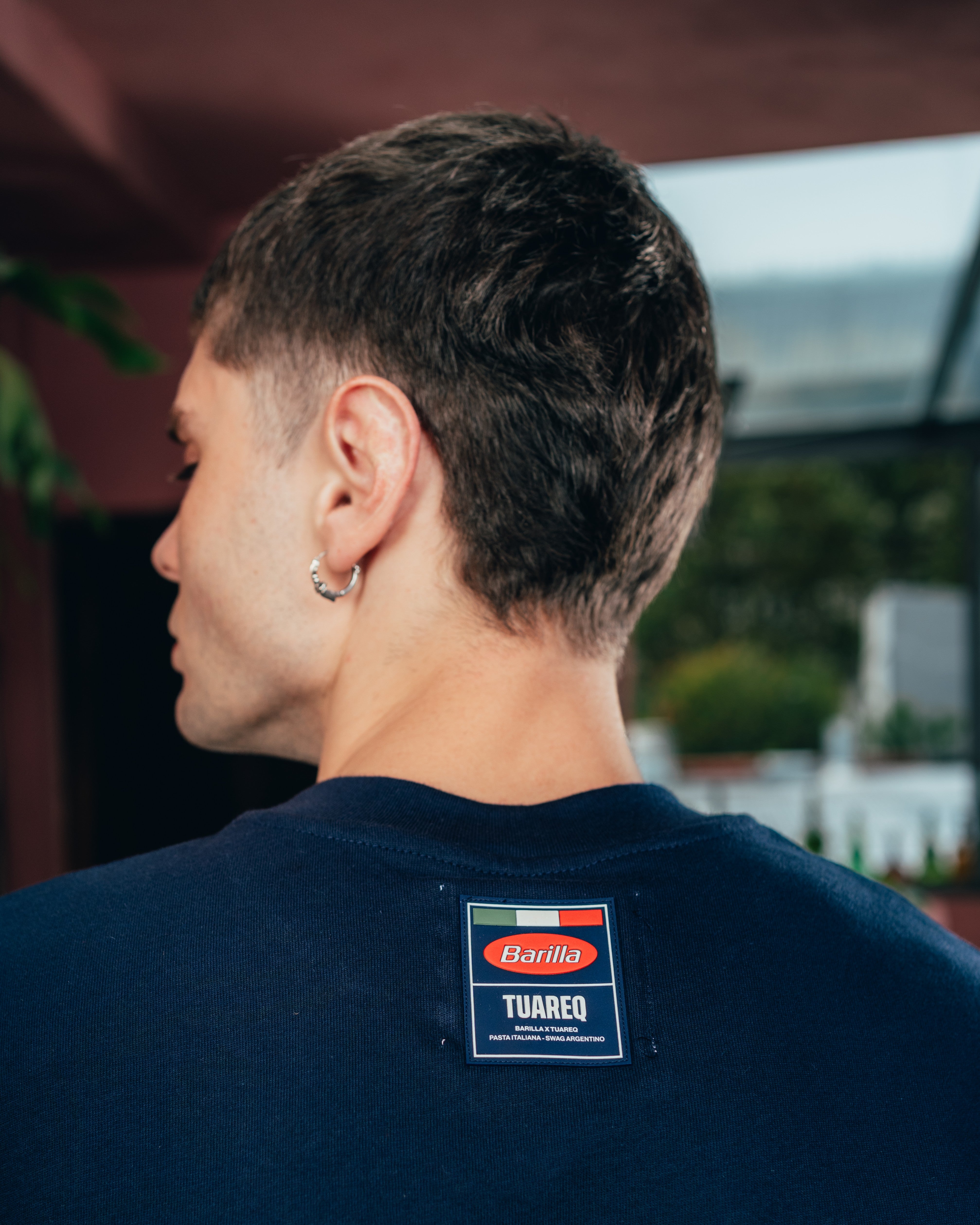 REMERA OVERSIZED [ BARILLA ] VINTAGE BLUE