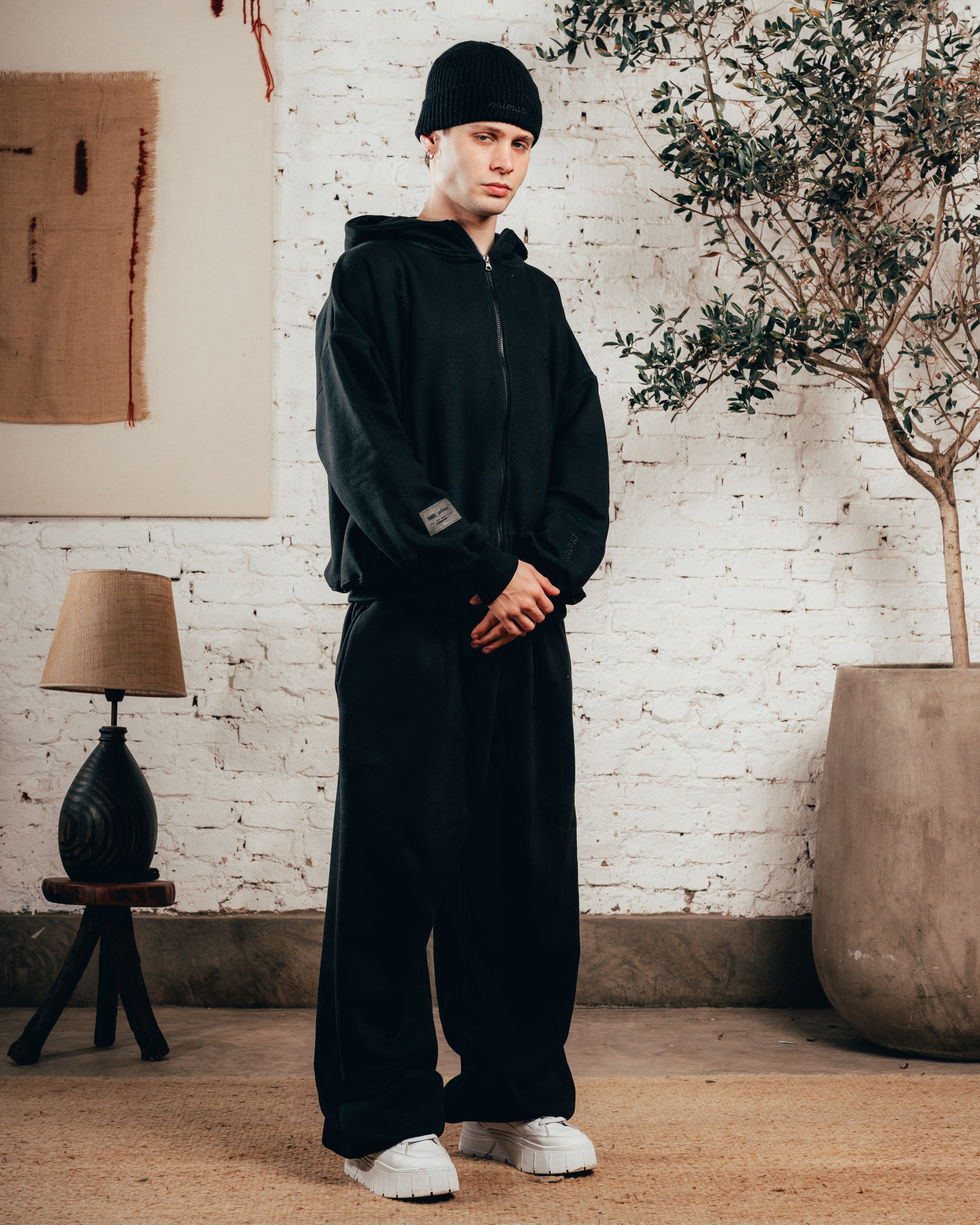 JOGGER PESADO [ PRIMARI ] JET BLACK