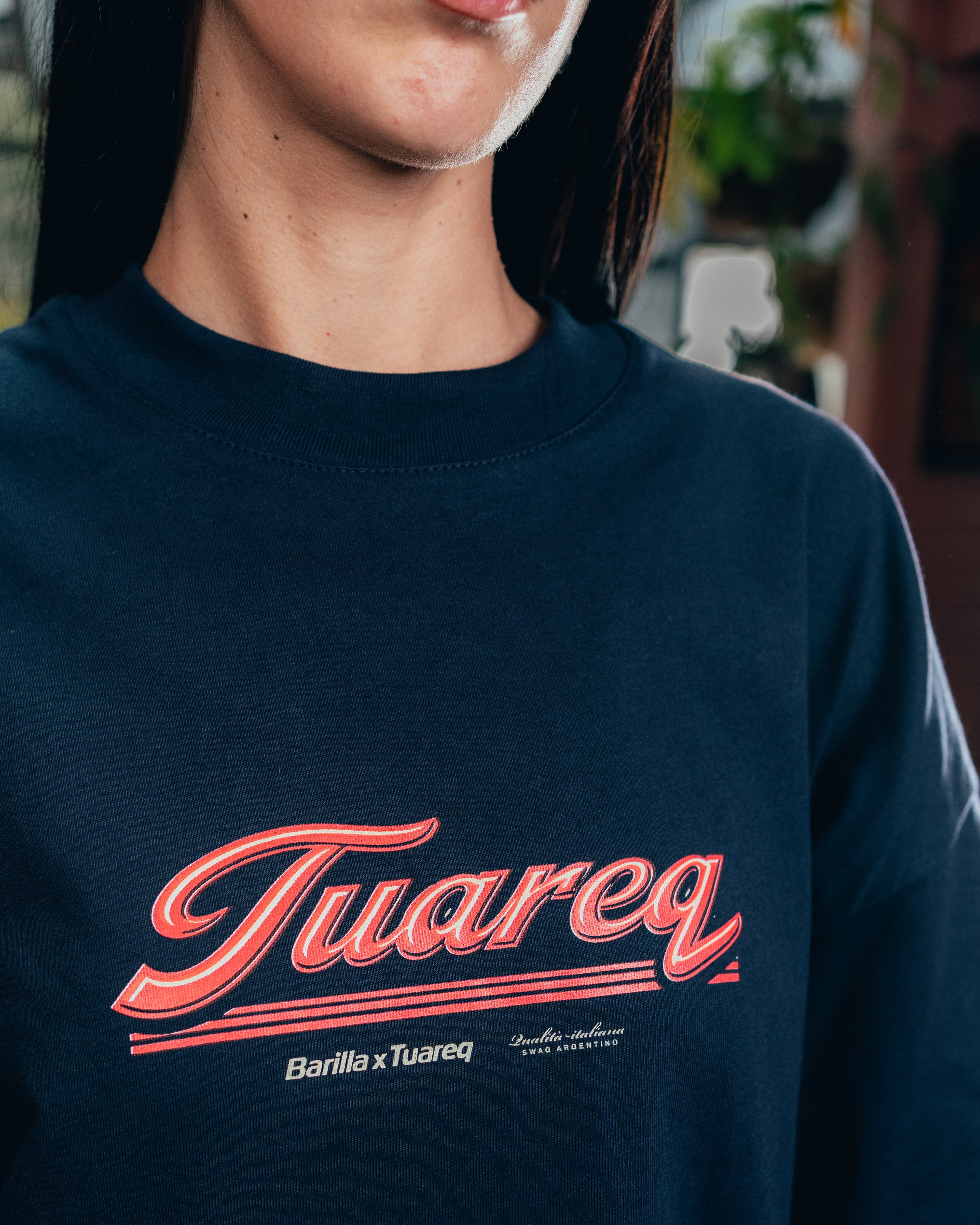 REMERA OVERSIZED [ BARILLA ] VINTAGE BLUE