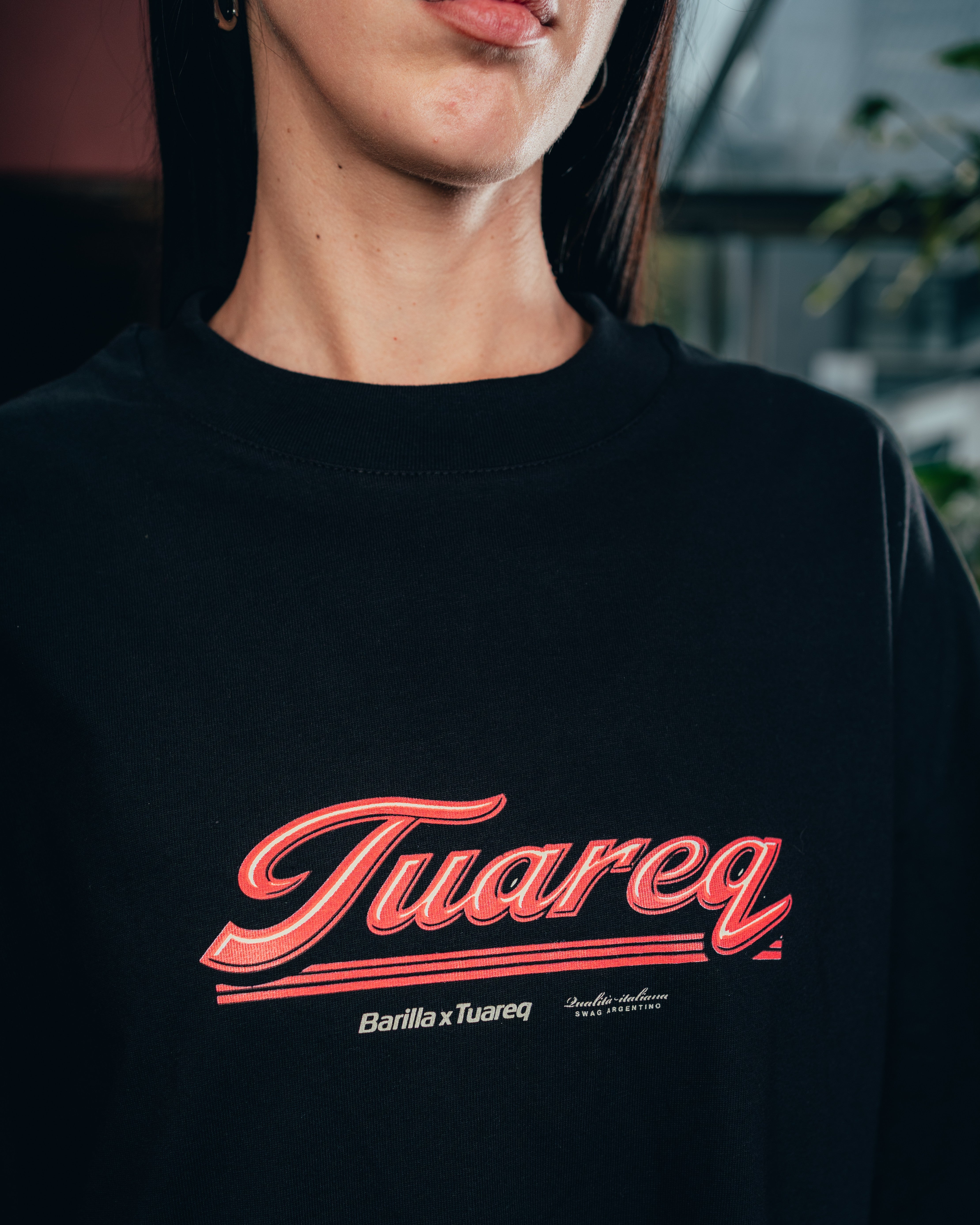 REMERA OVERSIZED [ BARILLA ] VINTAGE BLACK
