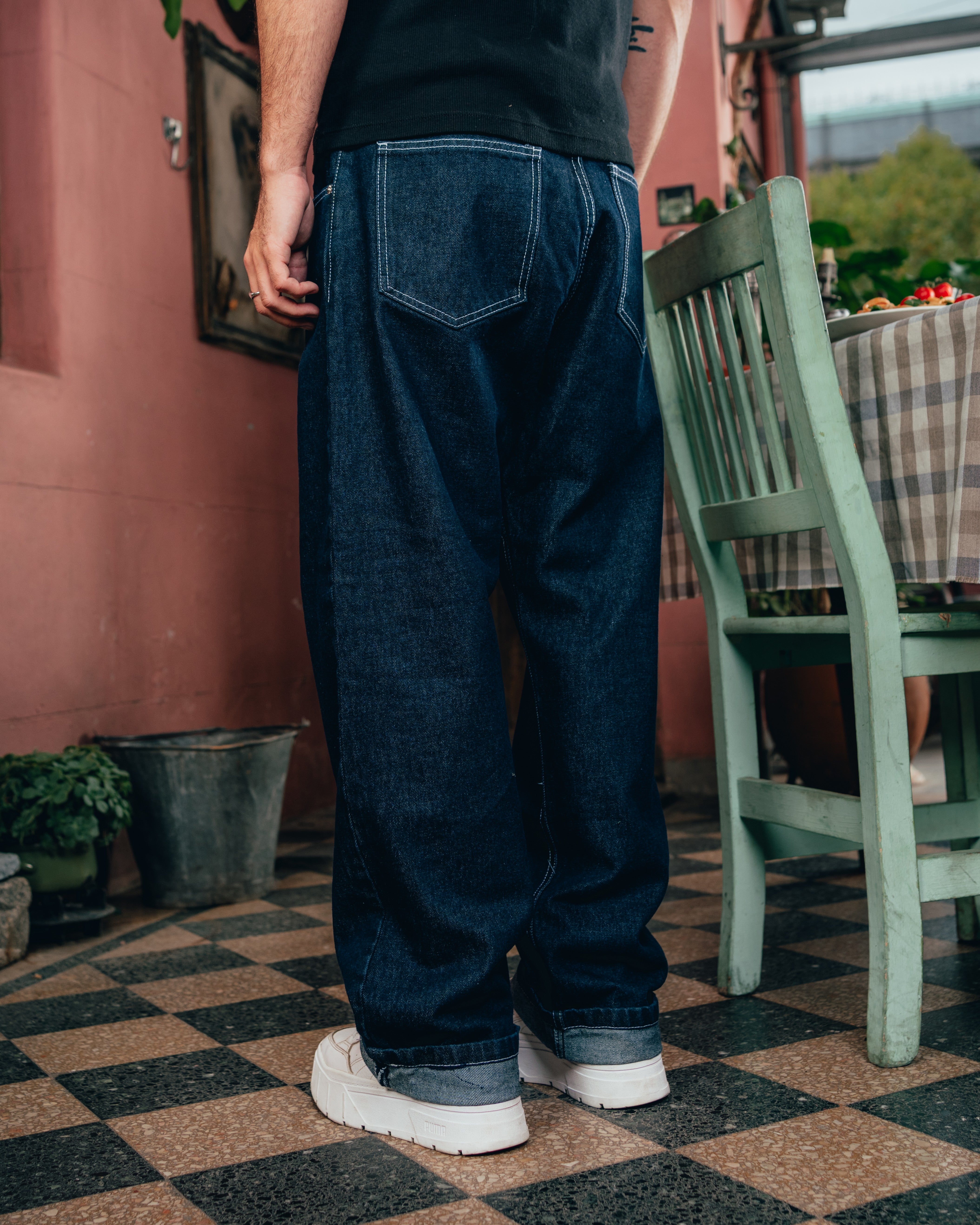 JEAN WIDE [ BARILLA ] TOTAL BLUE