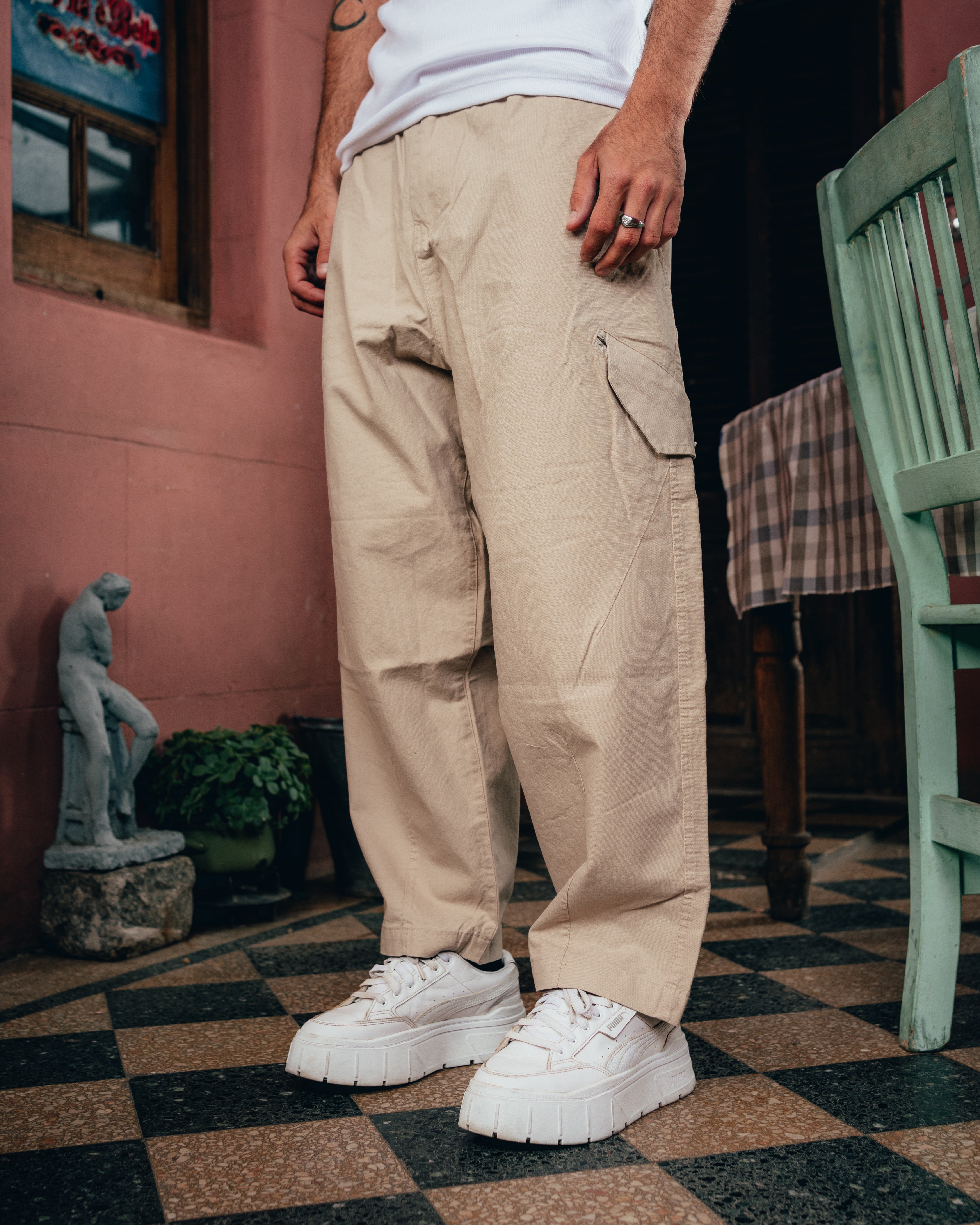 PANTALON [ BARILLA ] ELEGANT BEIGE