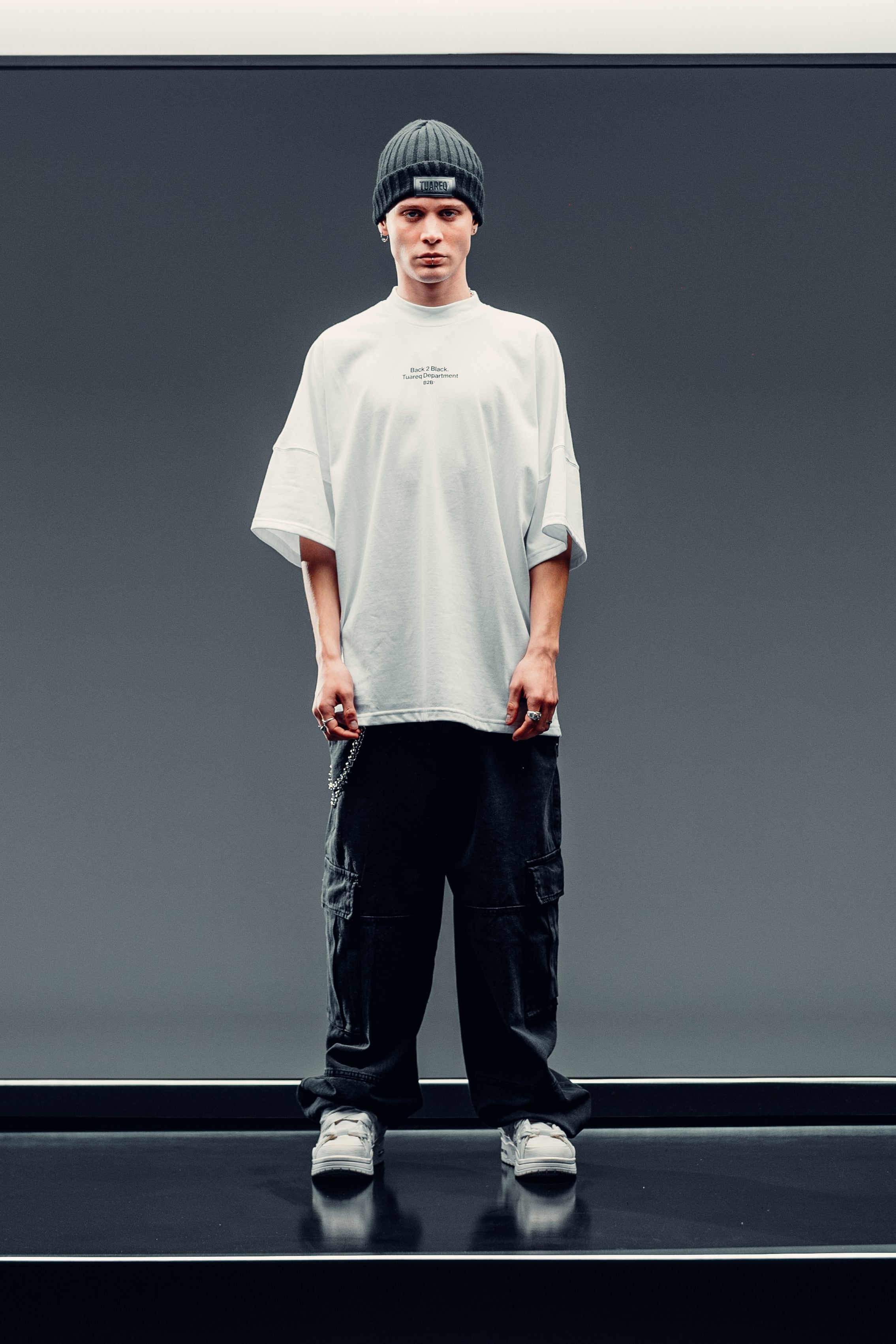 REMERA OVERSIZED [ B2B ] WALKER WHITE