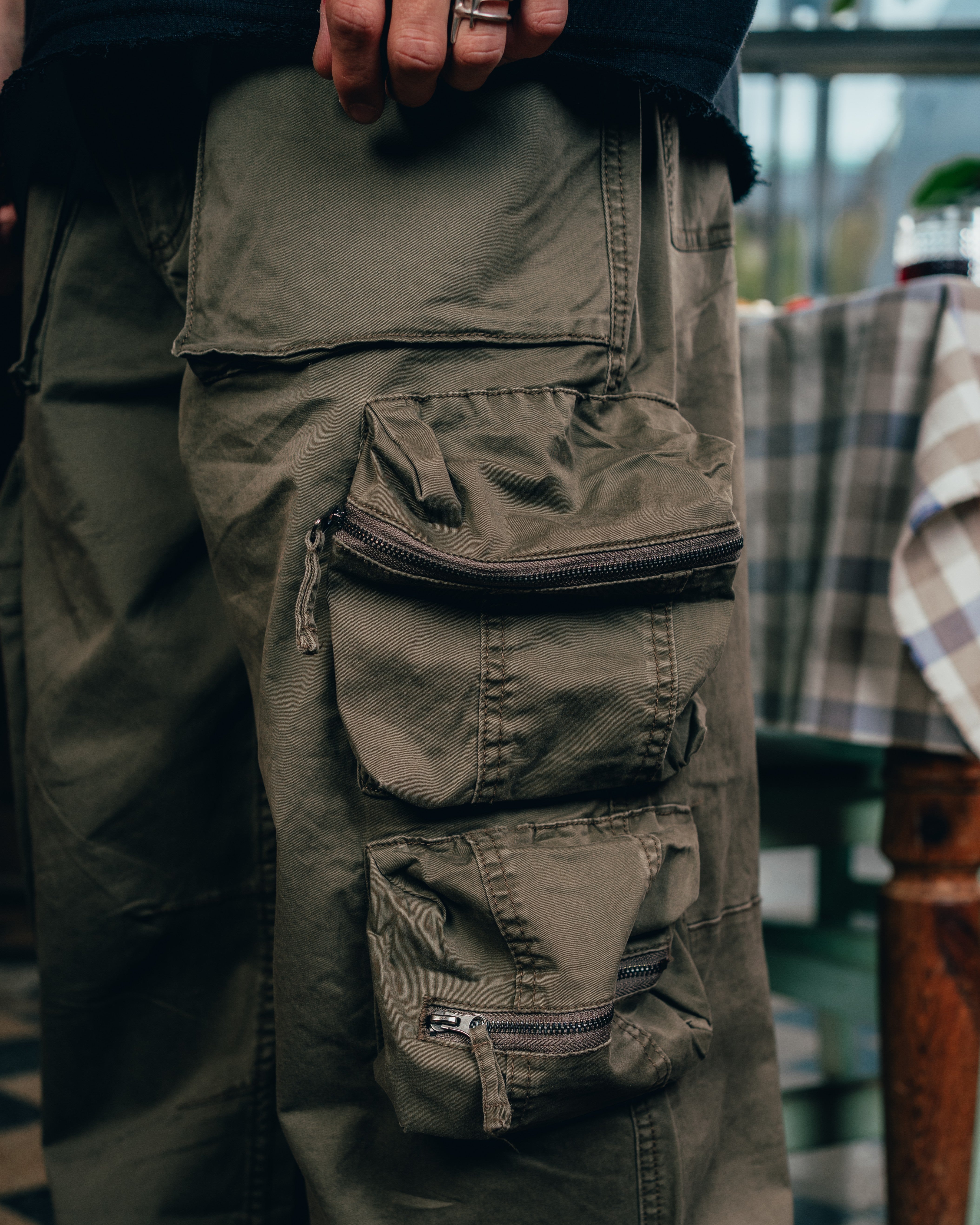 JEAN TACTICAL CARGO [ BARILLA ] GREEN
