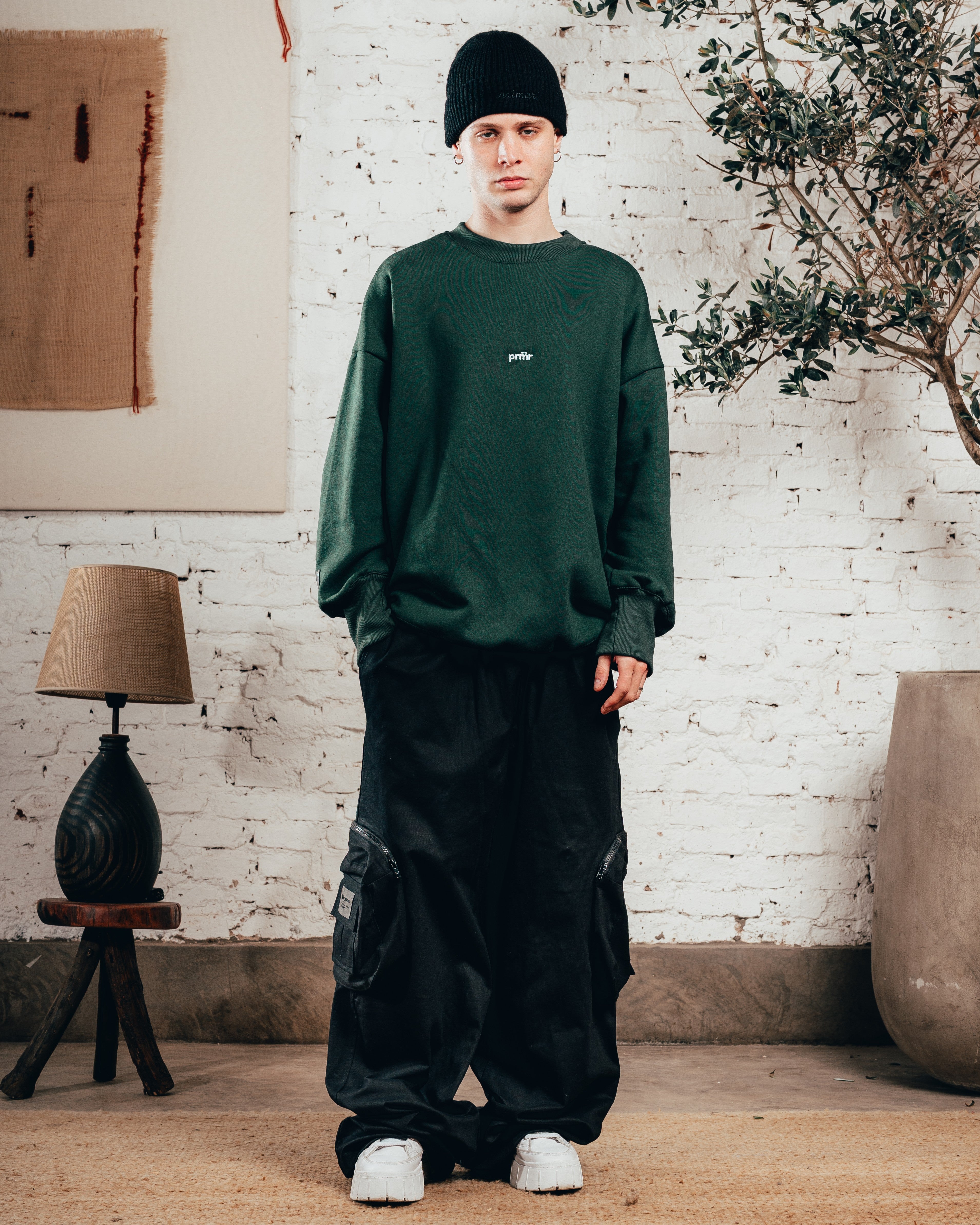 CREWNECK OVERSIZED [ PRIMARI ] IRISH GREEN