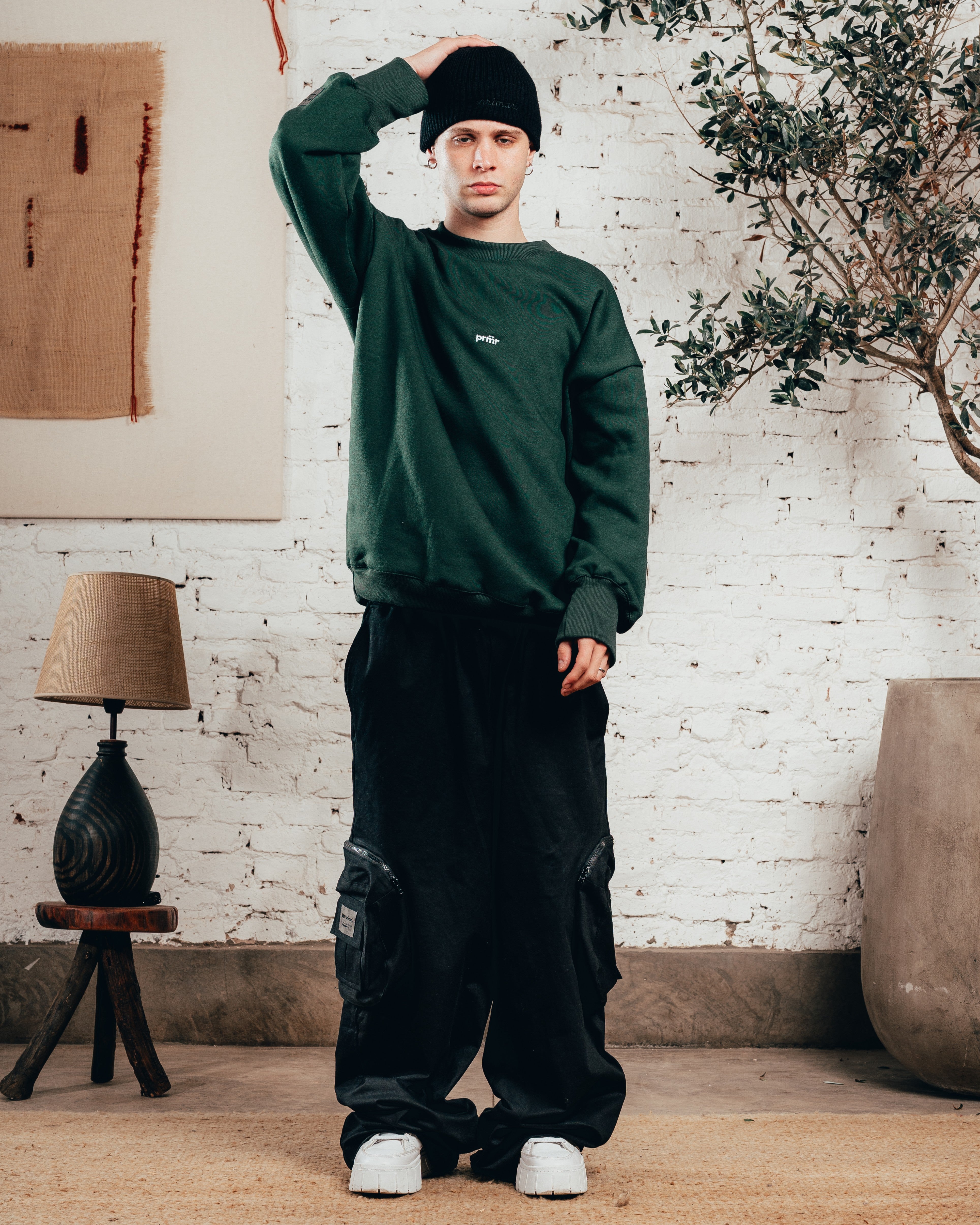 CREWNECK OVERSIZED [ PRIMARI ] IRISH GREEN