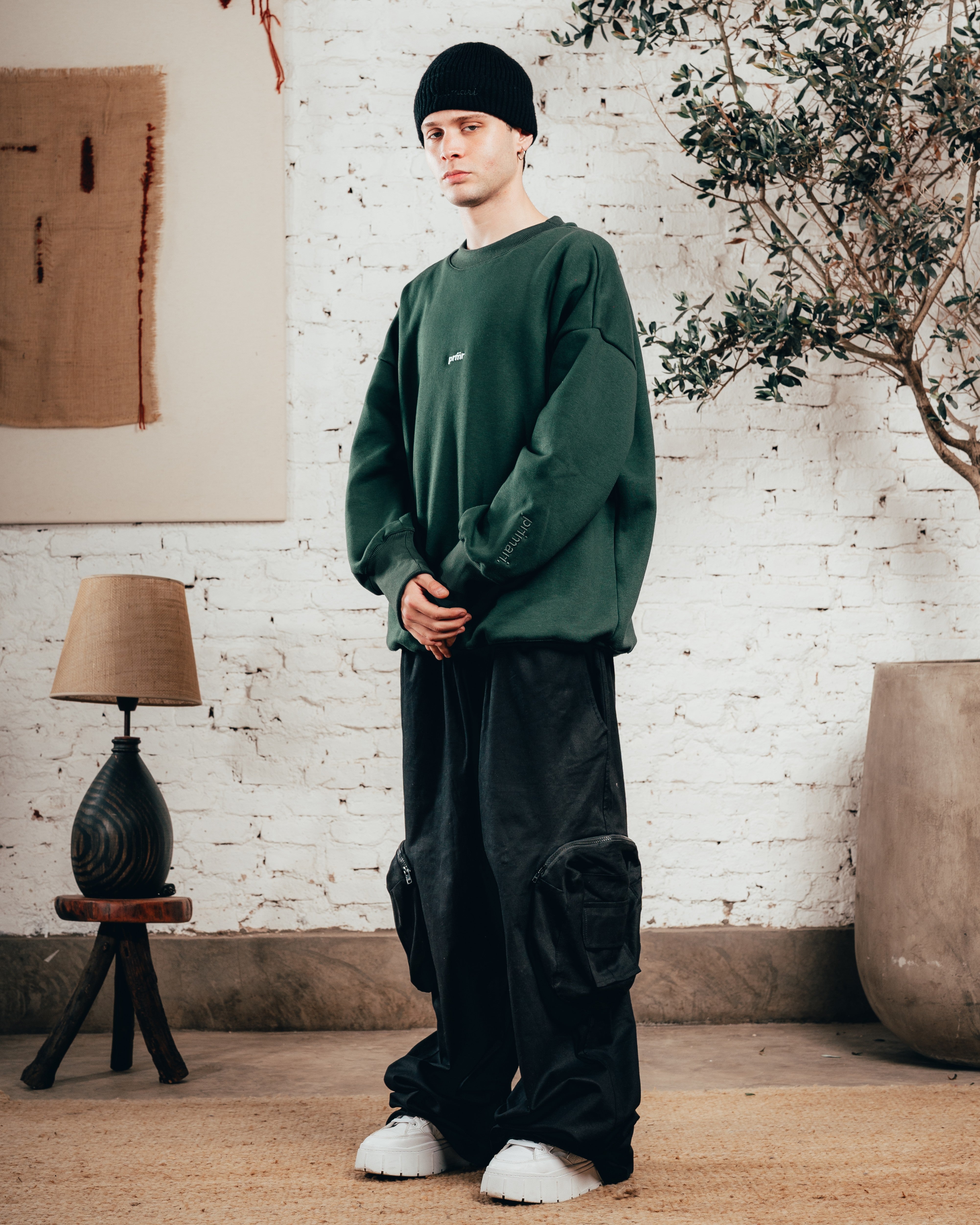 CREWNECK OVERSIZED [ PRIMARI ] IRISH GREEN