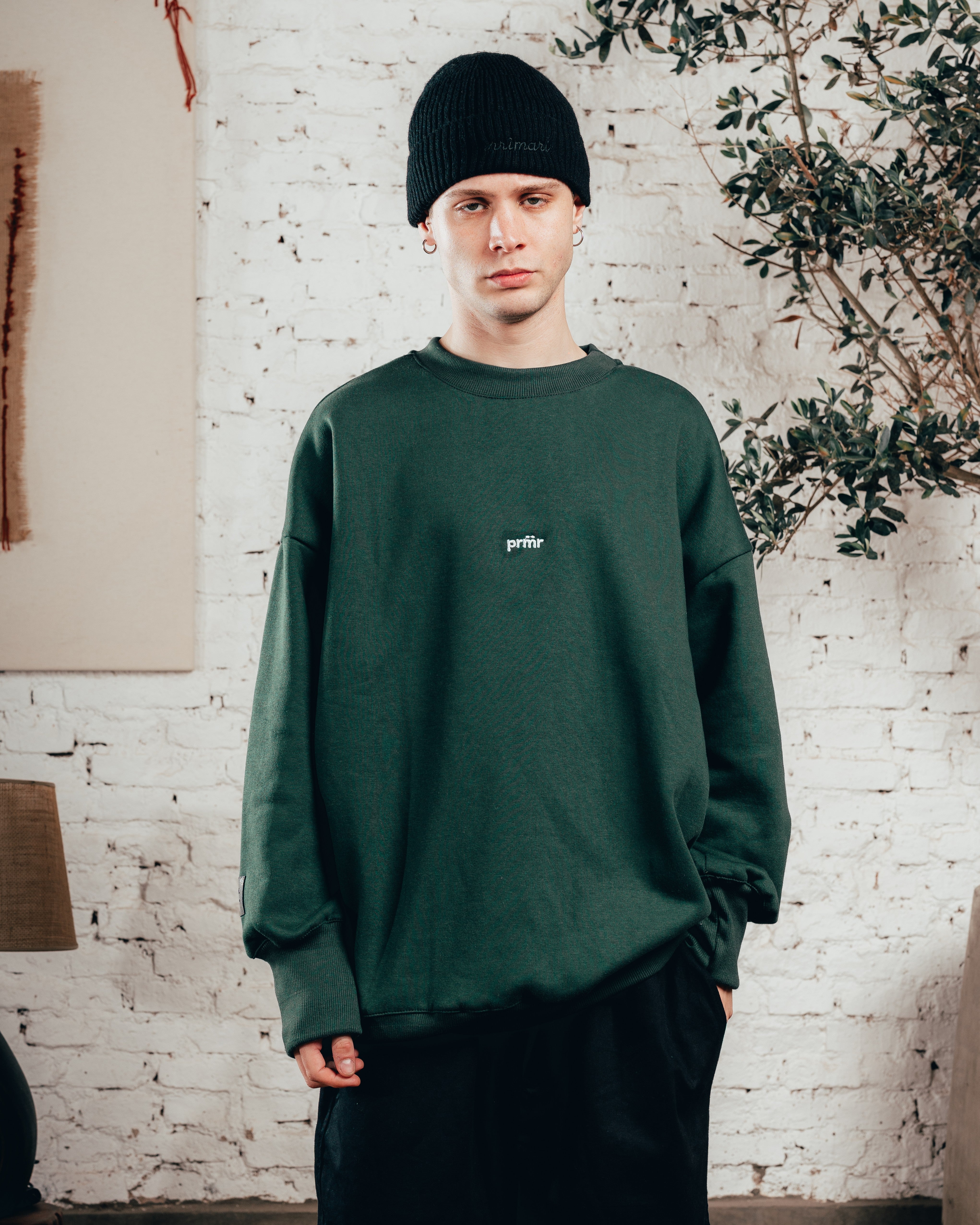 CREWNECK OVERSIZED [ PRIMARI ] IRISH GREEN