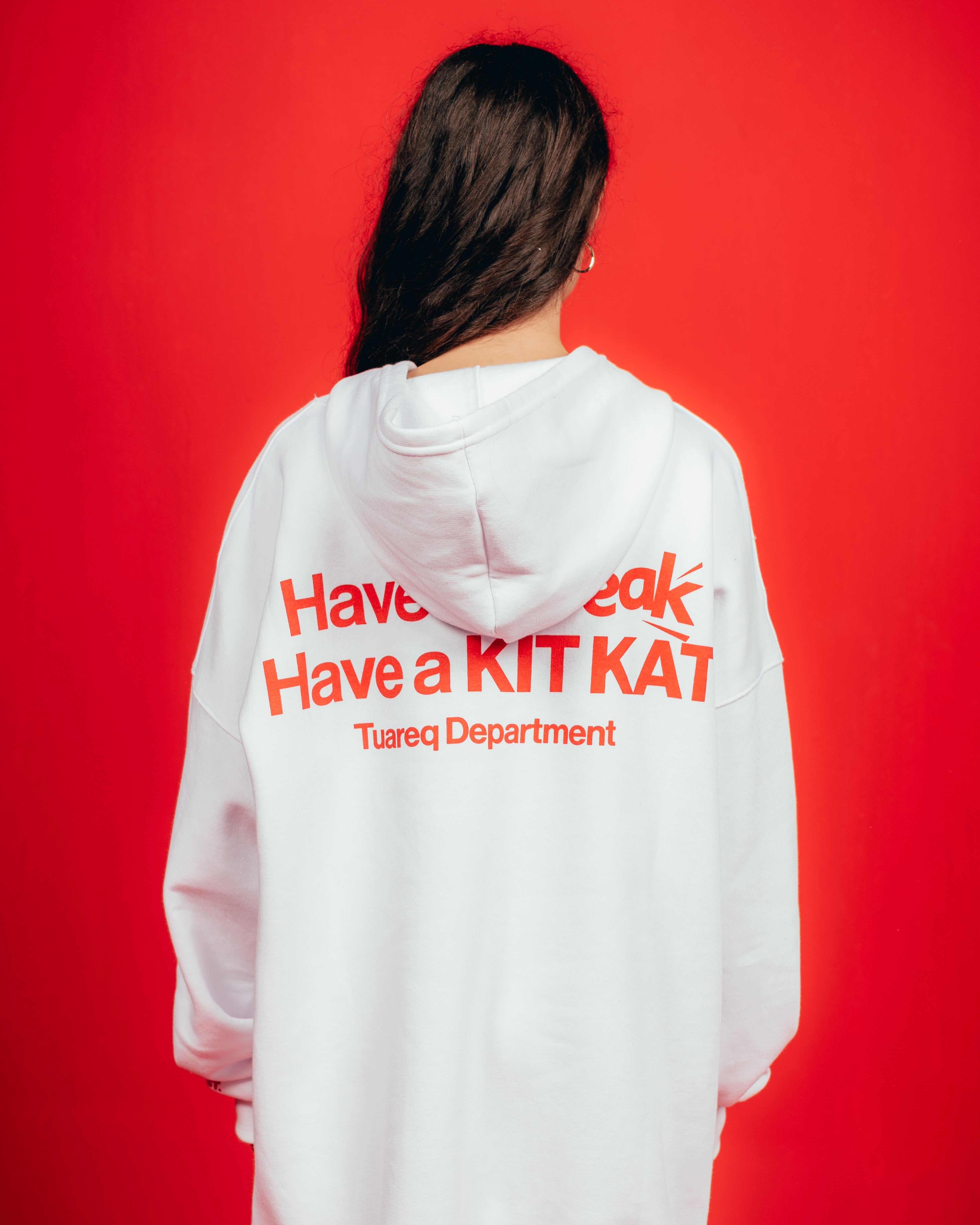 HOODIE PESADO CANDY [ KIT KAT ] WHITE