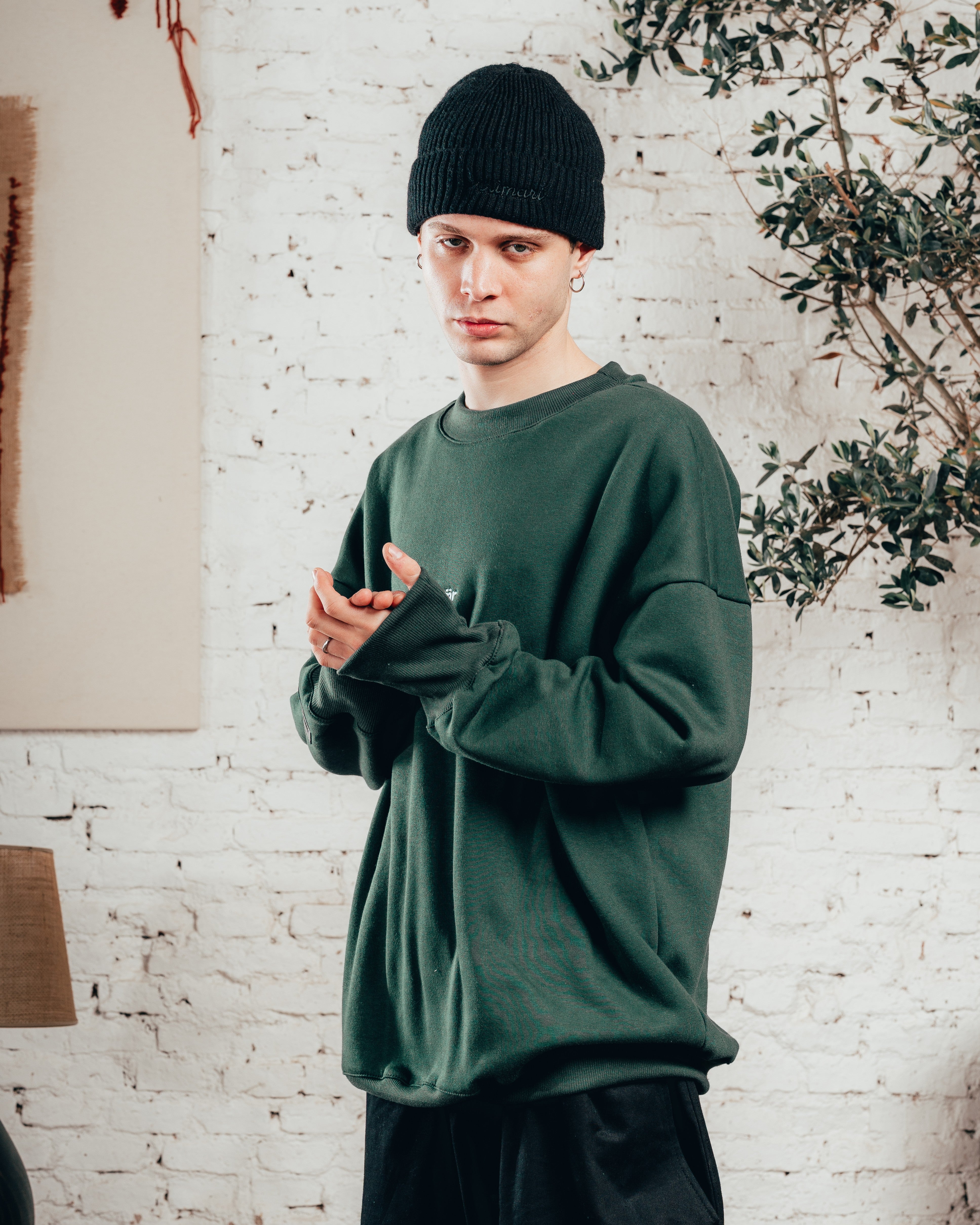CREWNECK OVERSIZED [ PRIMARI ] IRISH GREEN