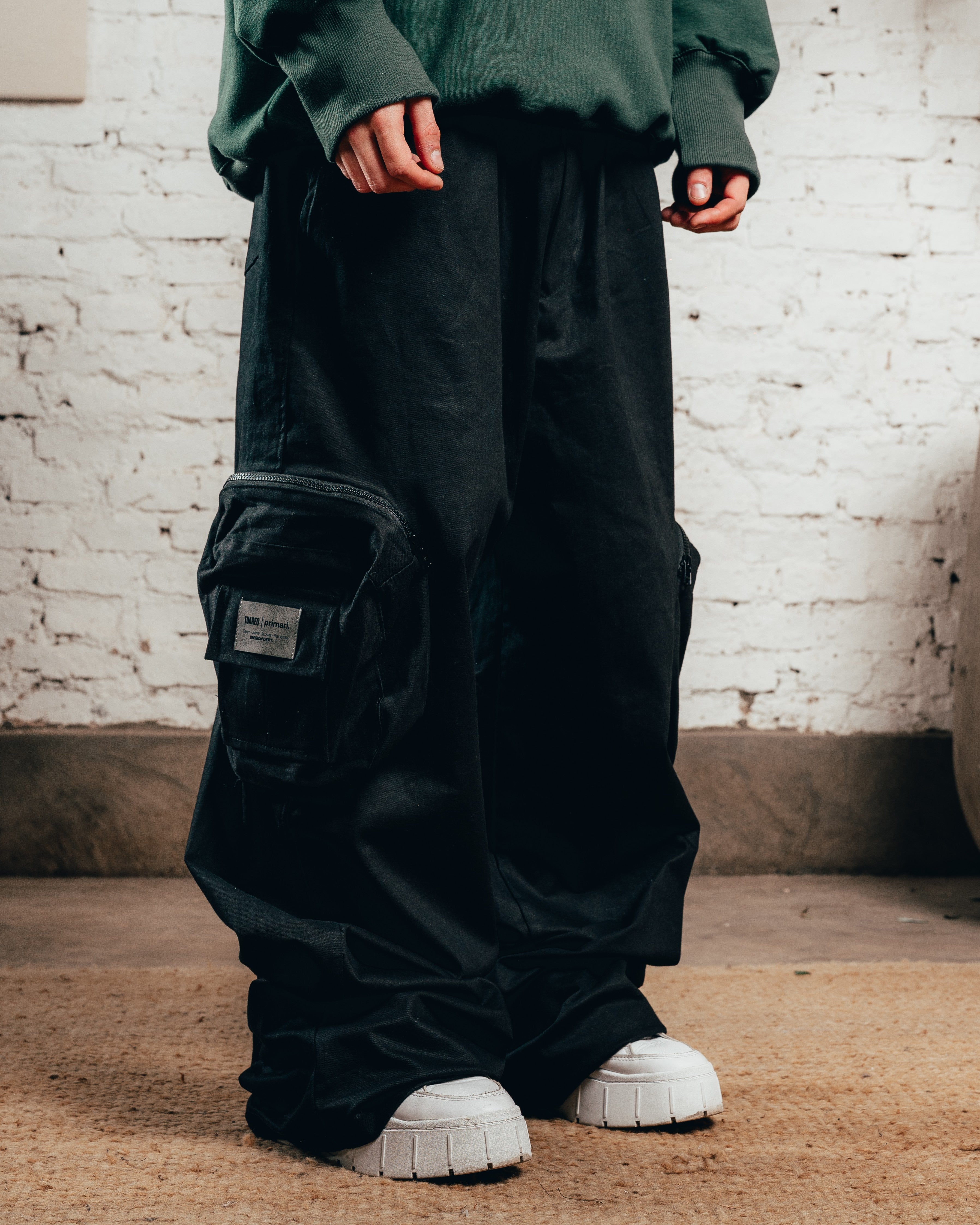 JEAN MEGA CARGO [ PRIMARI ] BLACK