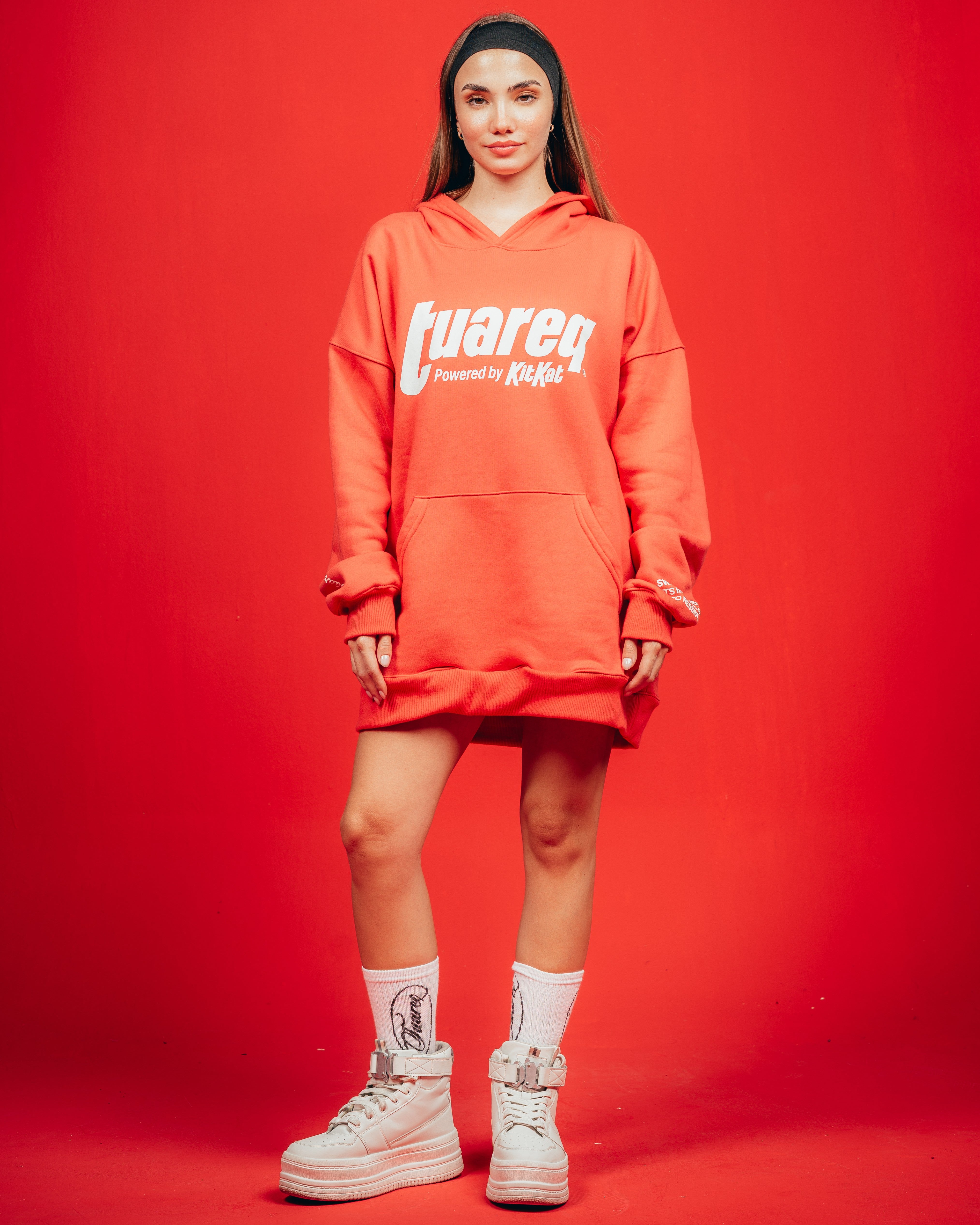 HOODIE PESADO CANDY [ KIT KAT ] RED