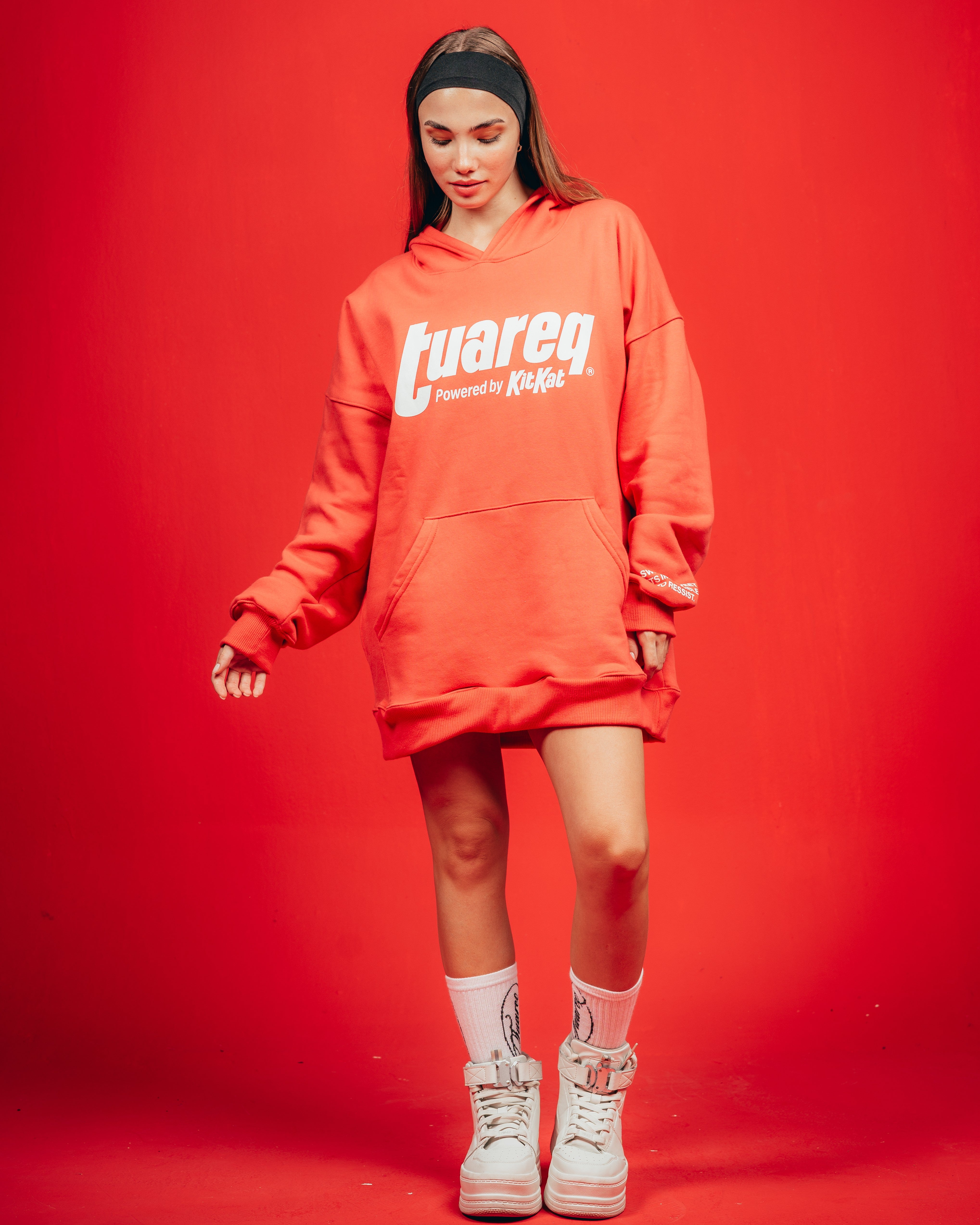 HOODIE PESADO CANDY [ KIT KAT ] RED