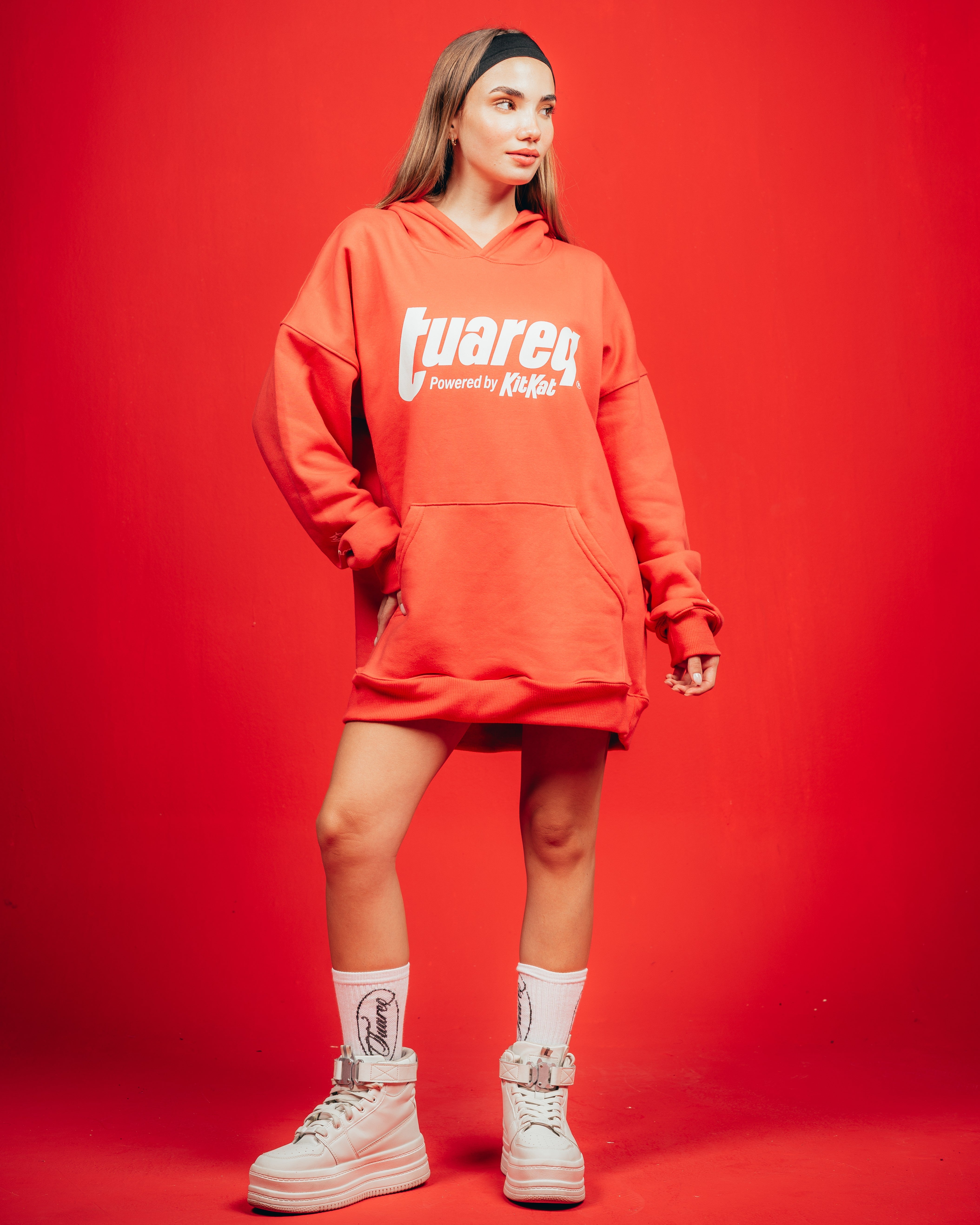 HOODIE PESADO CANDY [ KIT KAT ] RED