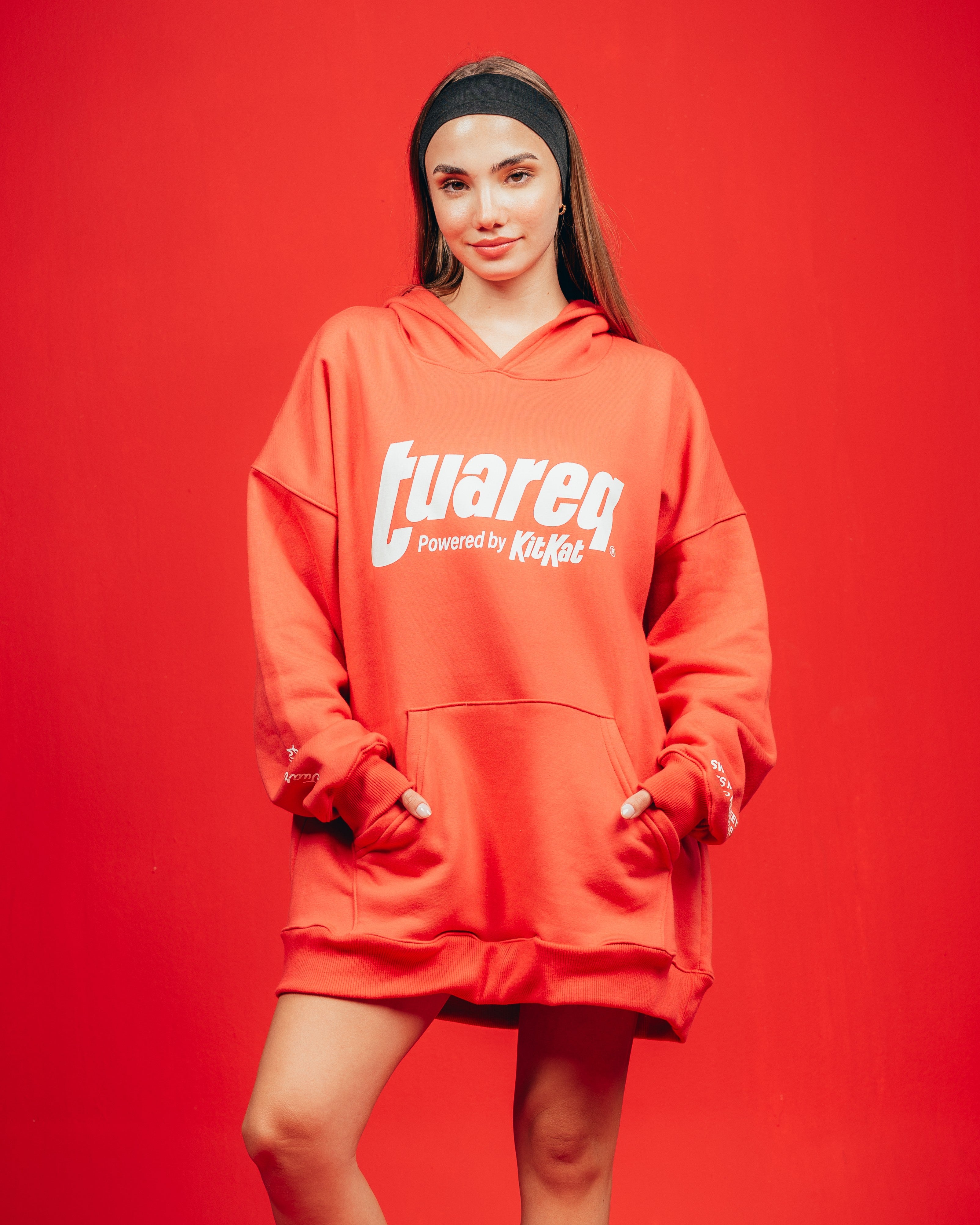 HOODIE PESADO CANDY [ KIT KAT ] RED