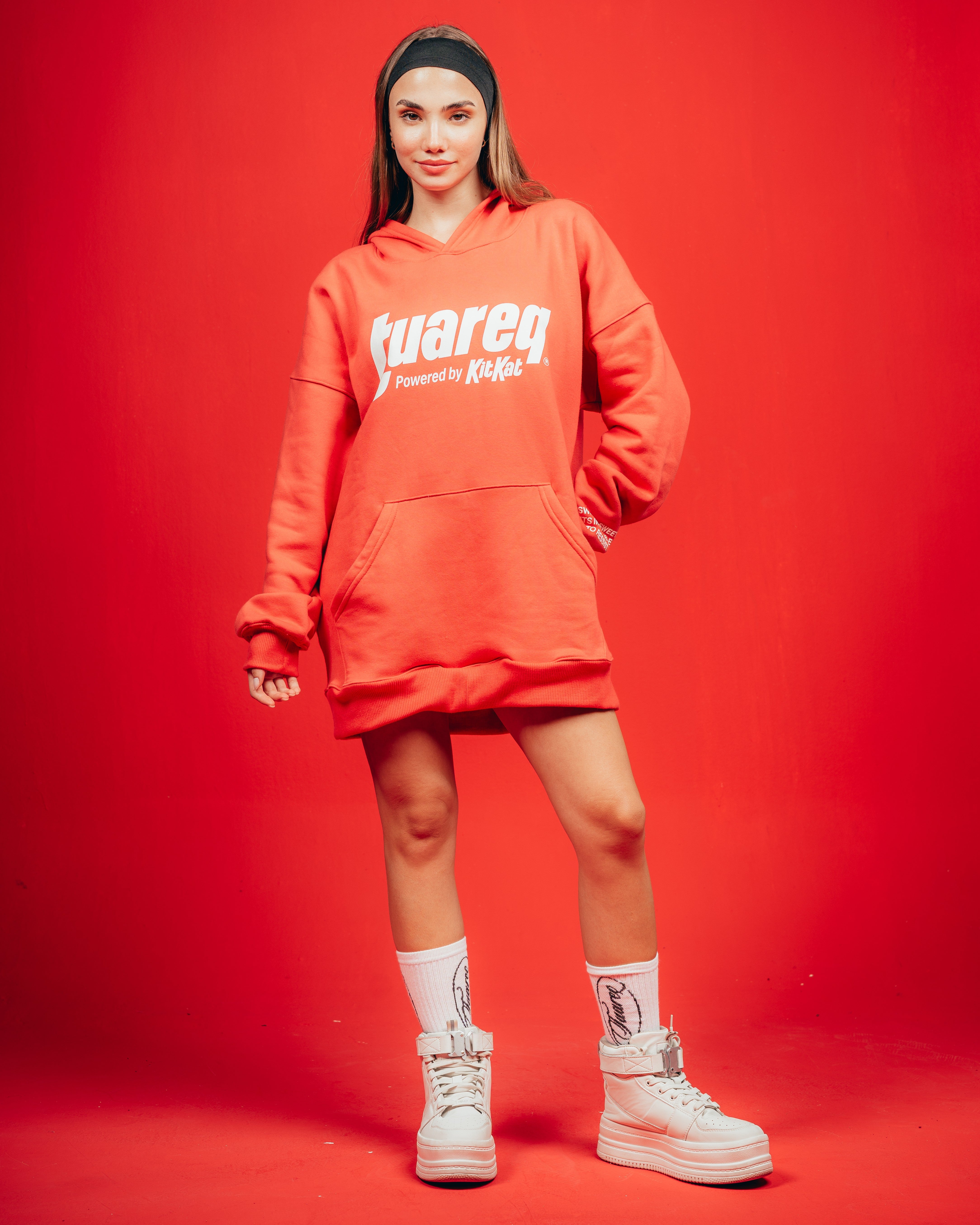 HOODIE PESADO CANDY [ KIT KAT ] RED